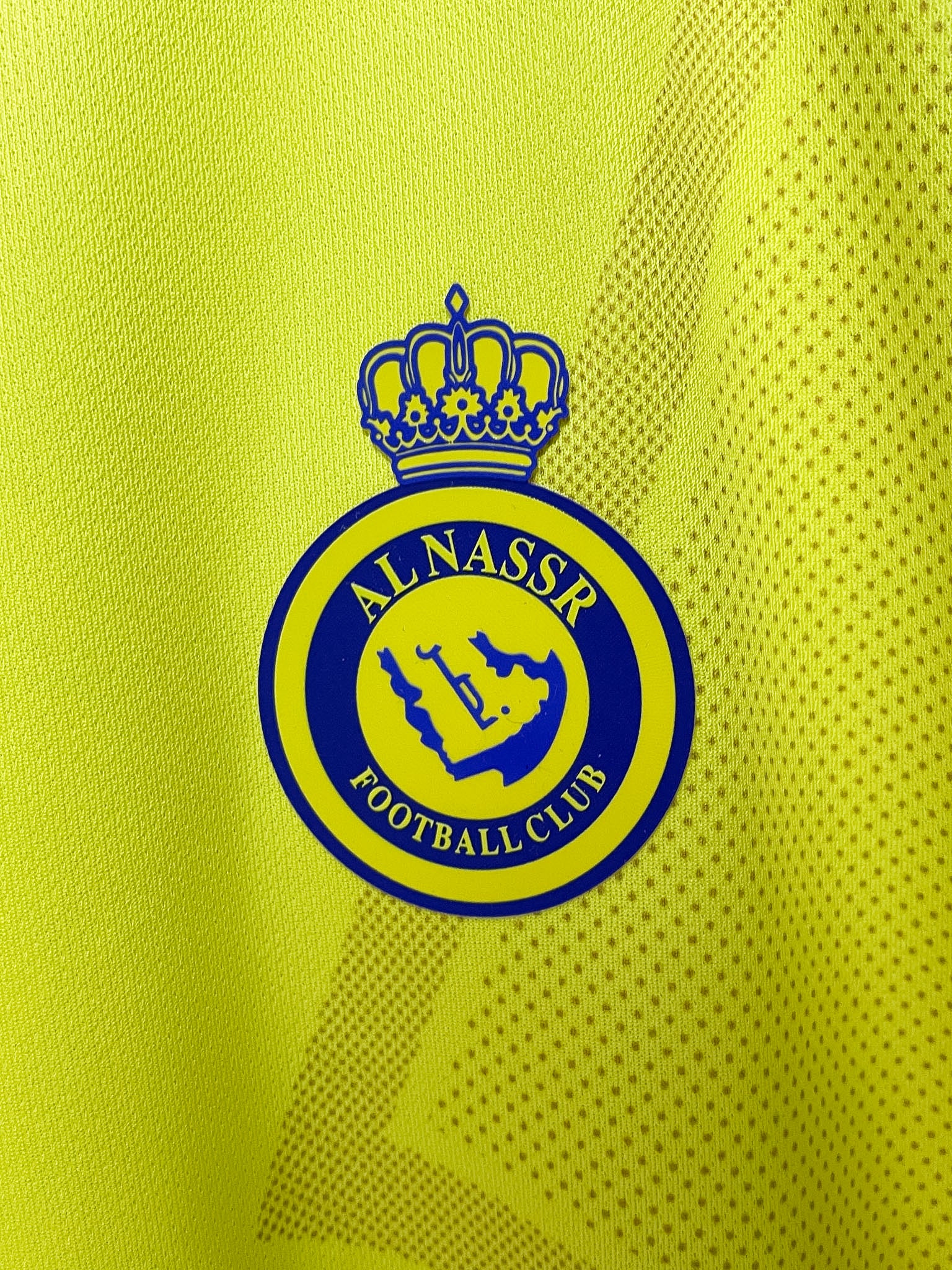 Al Nassr "Ronaldo CR7" 2022/23 Home Football Jersey - Large