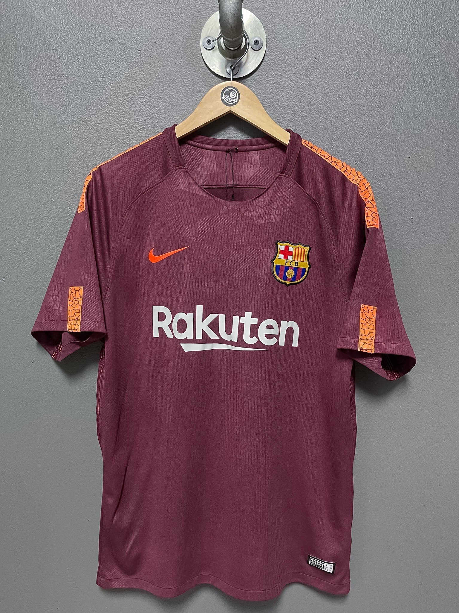 FC Barcelona 2017/18 Nike Third Football Jersey - Large