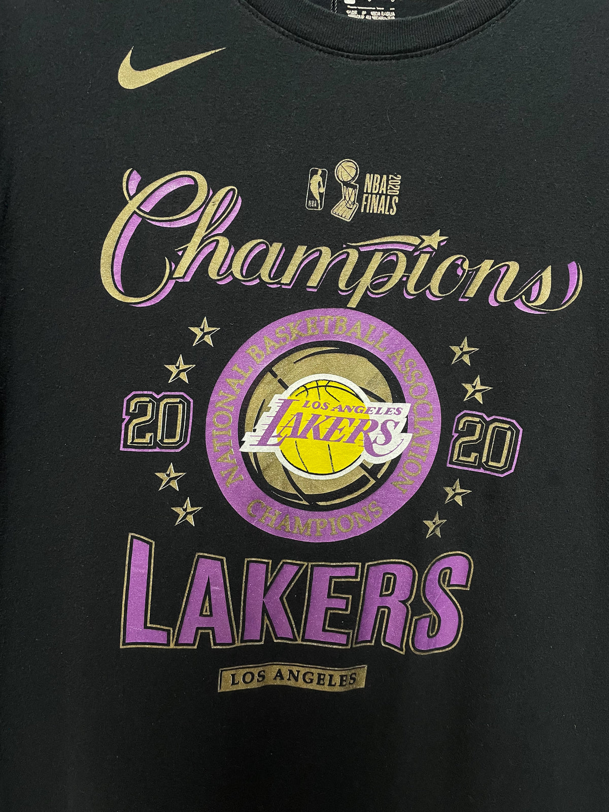 Nike Lakers NBA 2020 Champs Tee - Large