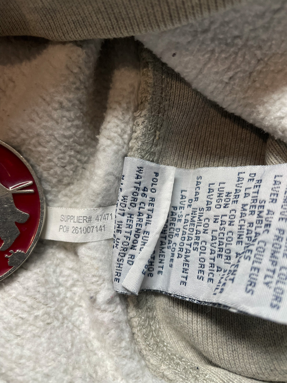 Polo Ralph Lauren Zip Hoodie - Small