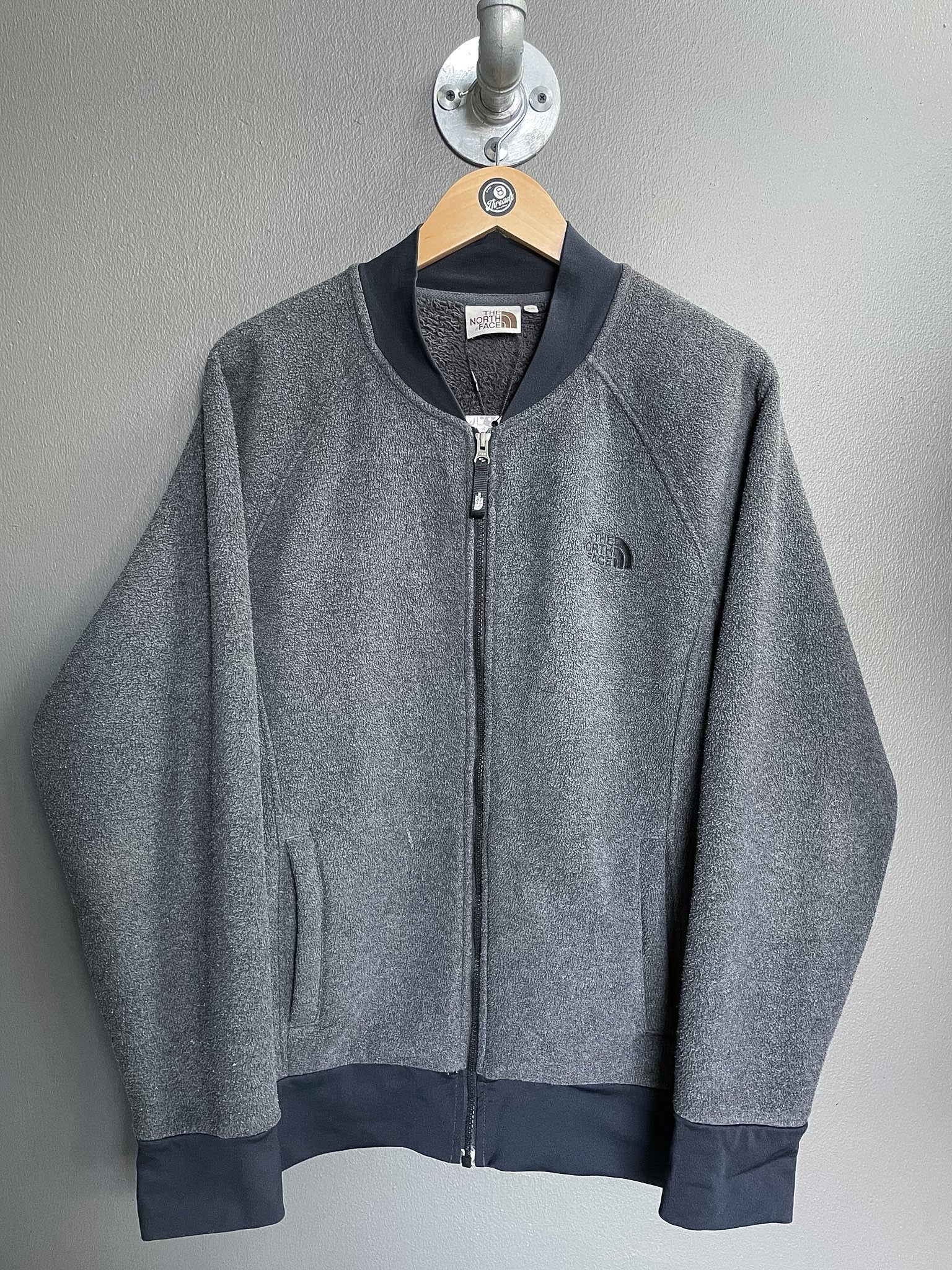 North Face Fleece Bomber Jacket - Large