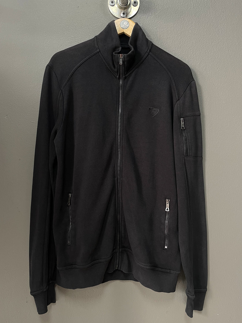 Hallinger Rib Full Zip Sweater - Small