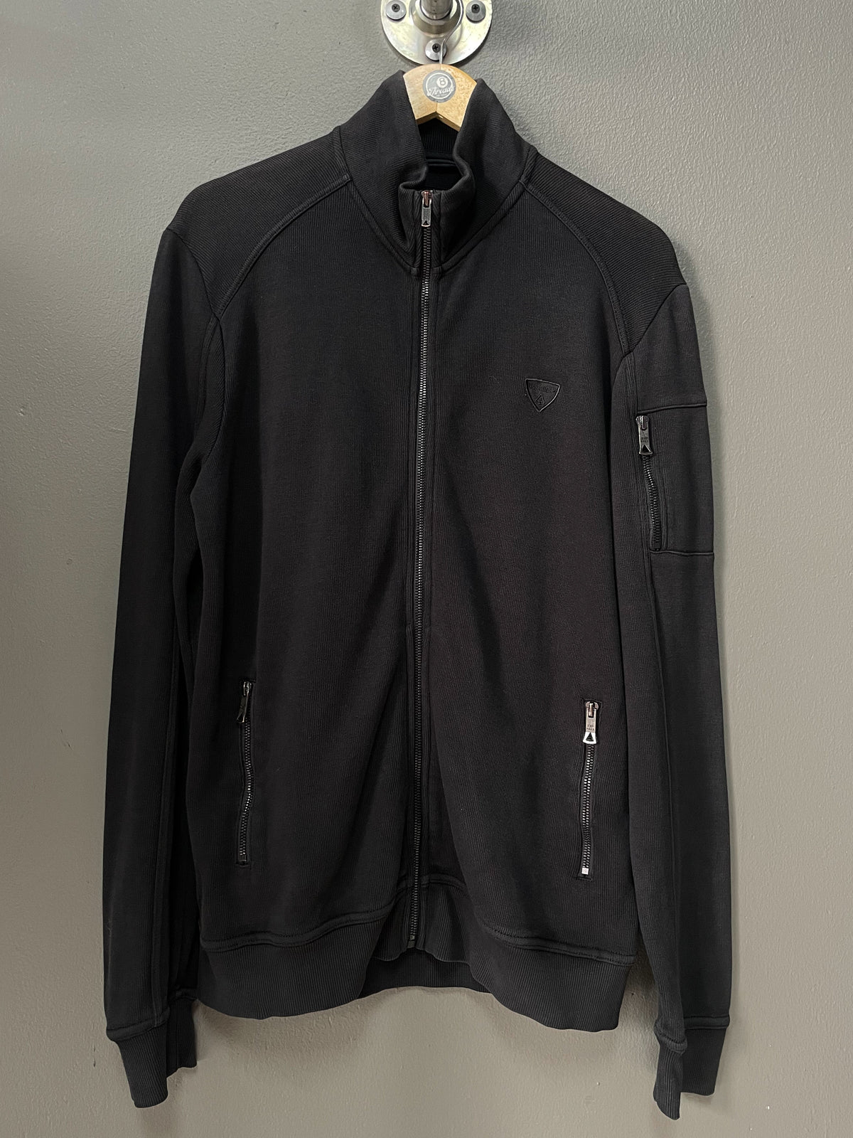 Hallinger Rib Full Zip Sweater - Small