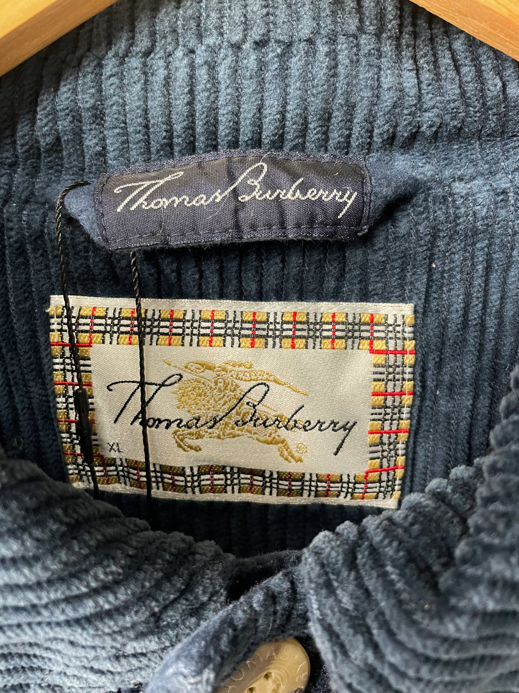Thomas Burberry Corduroy Jacket - Extra Large