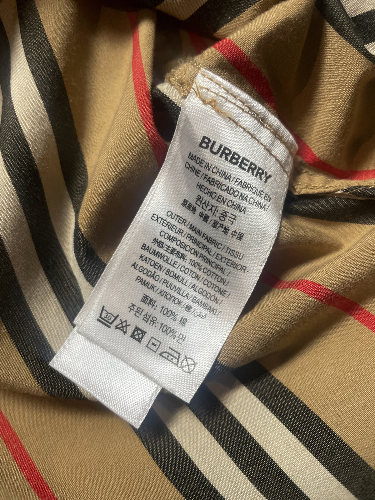 Burberry Ladies L/S Shirt - Small