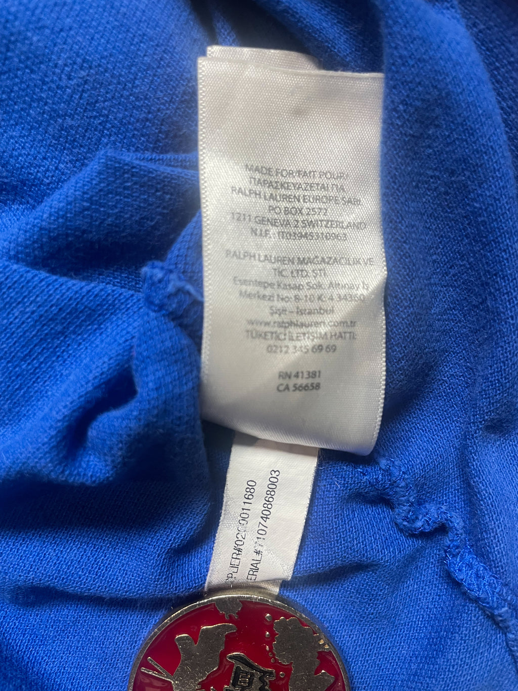 Polo Ralph Lauren Big Pony Ribbed Collar S/S Golfer - XXL