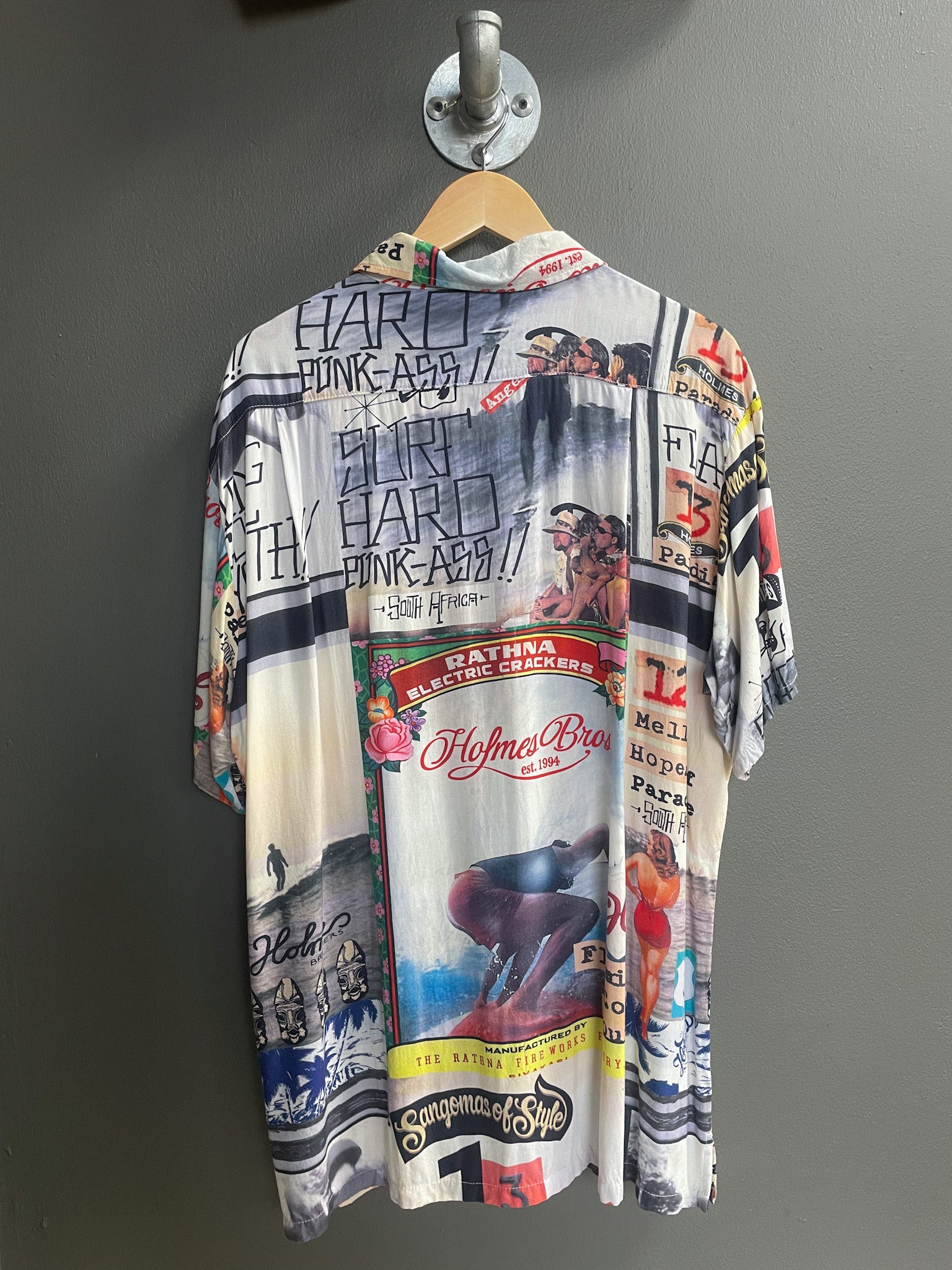 Holmes Bros Surfing Hawaiian Shirt - Extra Large