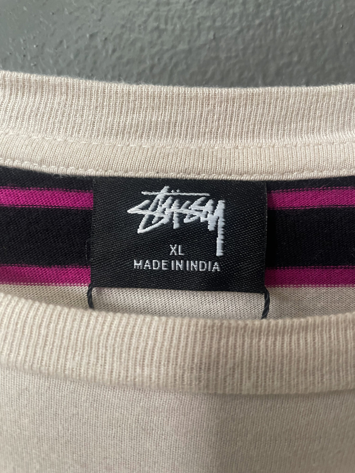 Stussy Stripe Chapters Tee - Extra Large