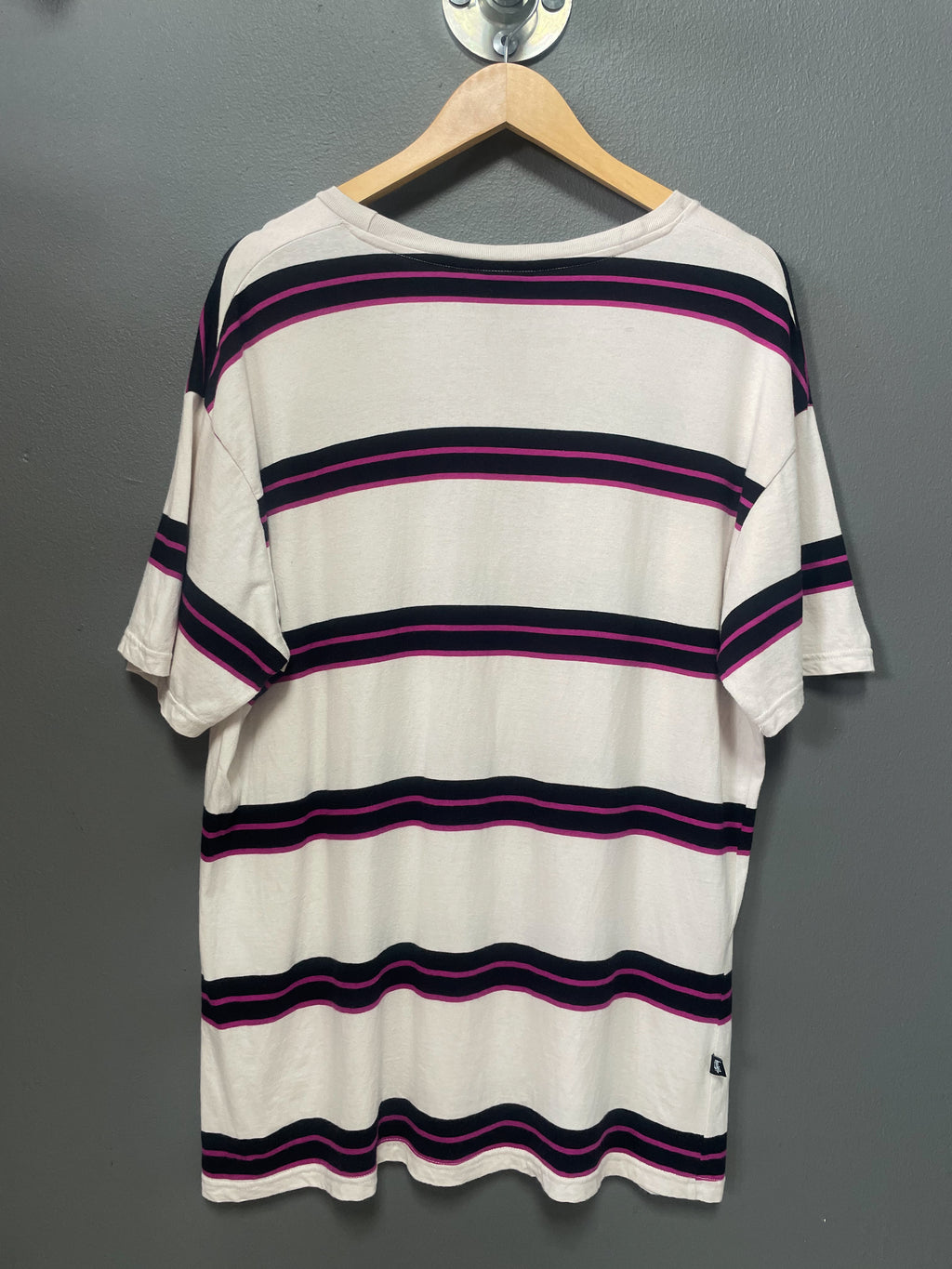 Stussy Stripe Chapters Tee - Extra Large