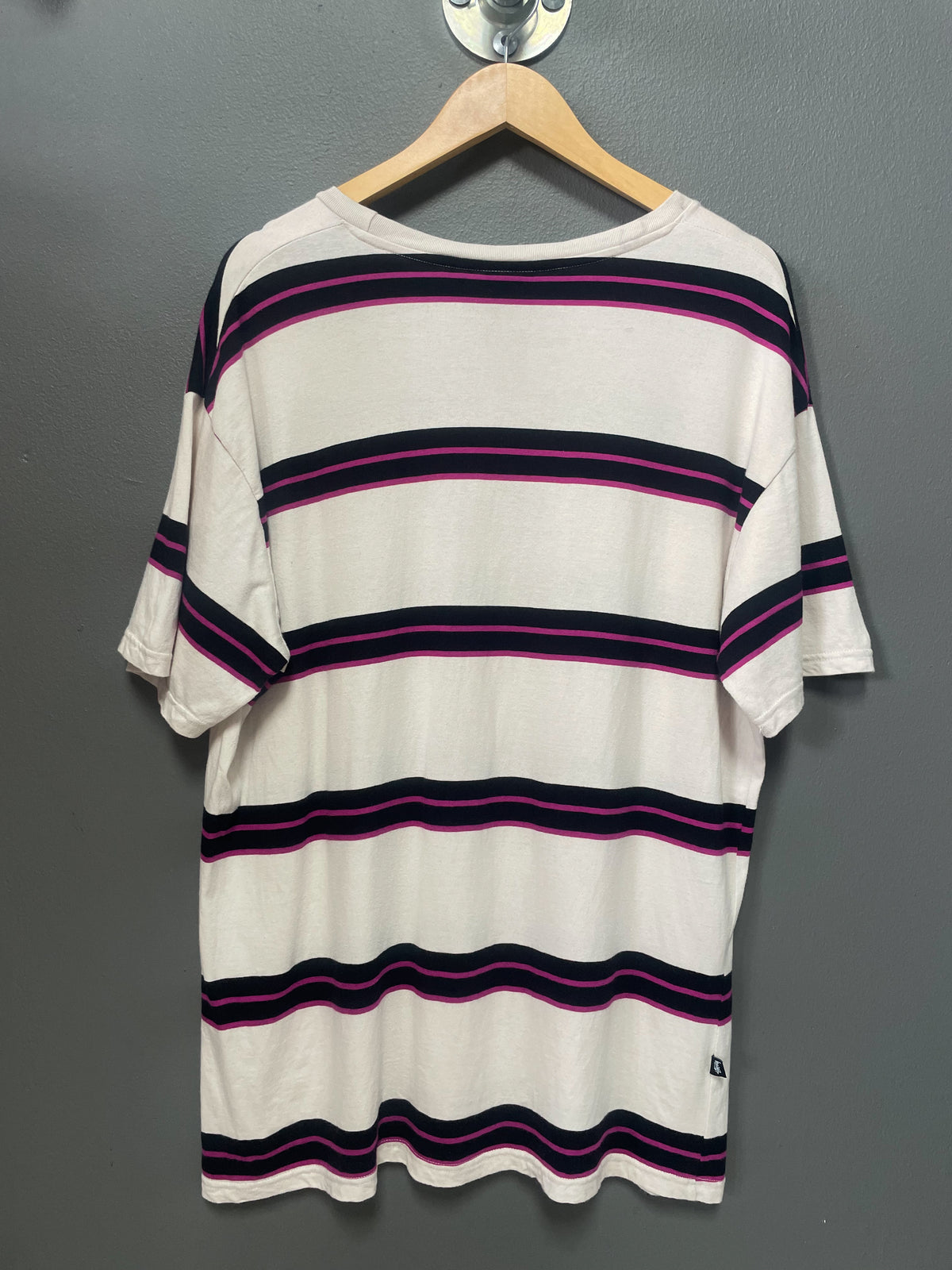 Stussy Stripe Chapters Tee - Extra Large