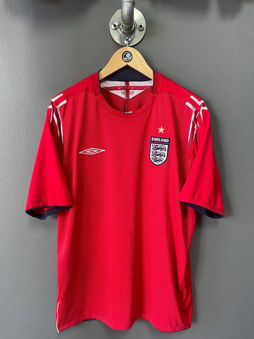 England 2004 Umbro Away Football Jersey - Extra Large