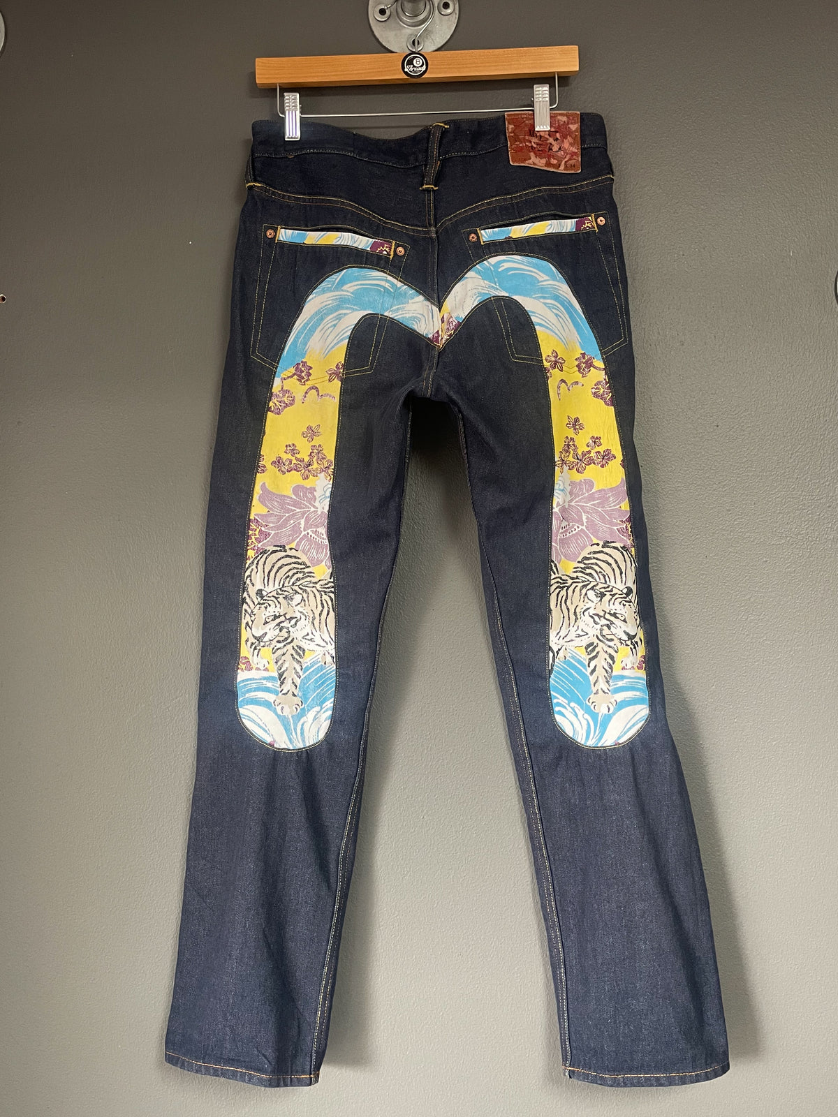 Evisu Japan Daicock Tiger Denim Jeans - 32 (Medium)