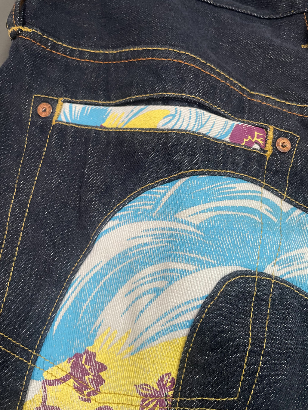 Evisu Japan Daicock Tiger Denim Jeans - 32 (Medium)