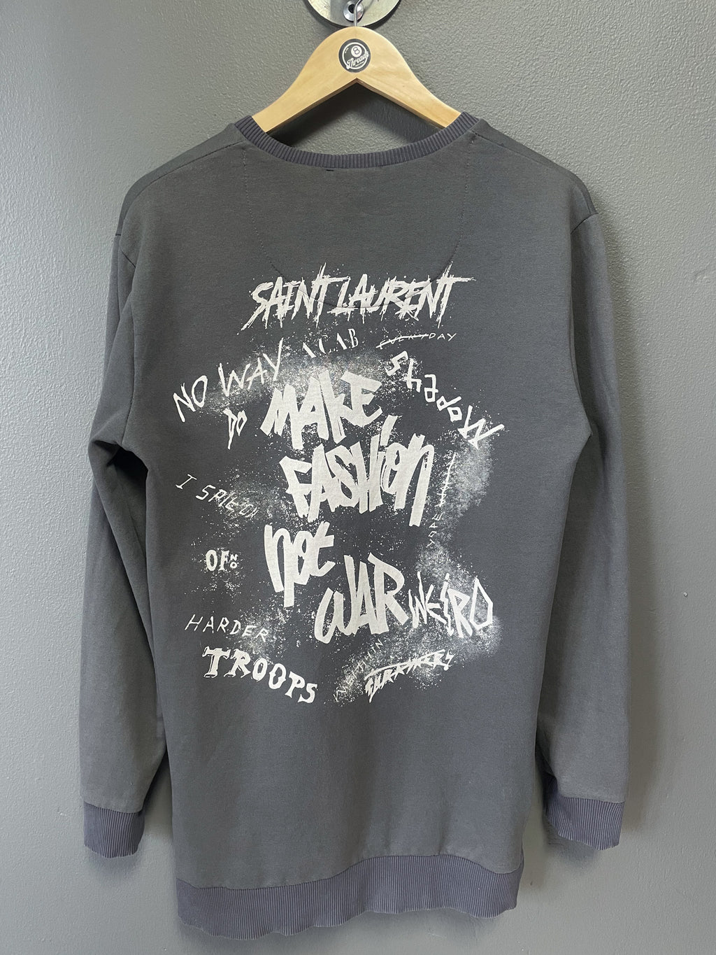 YSL Big Logo Sweater - Medium
