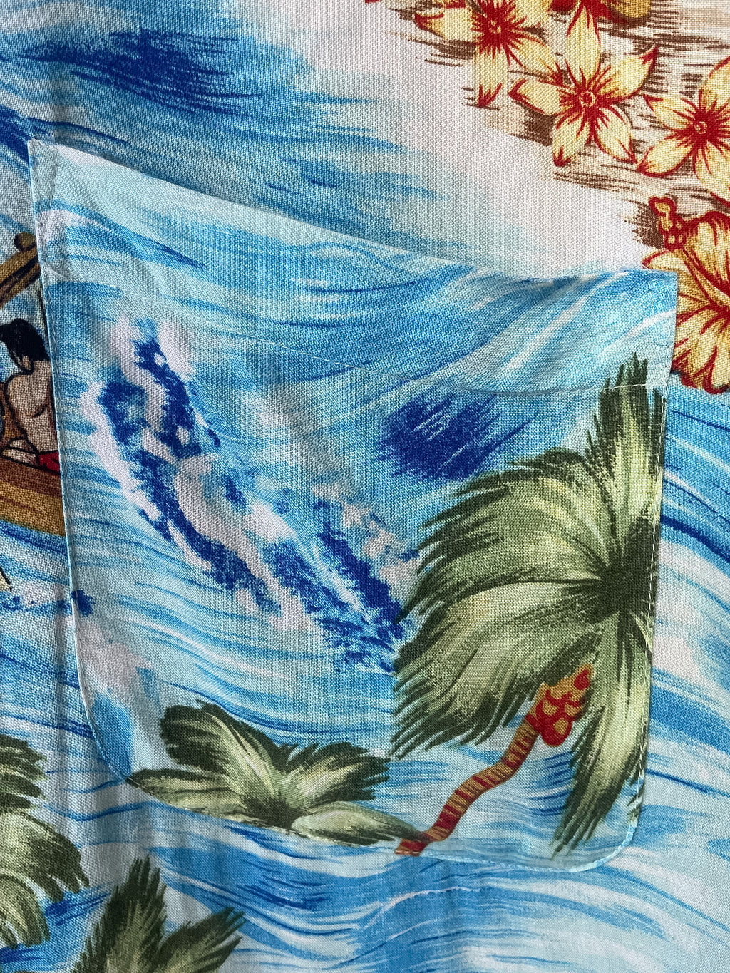 Ocean Current Hawaiian Shirt - Large