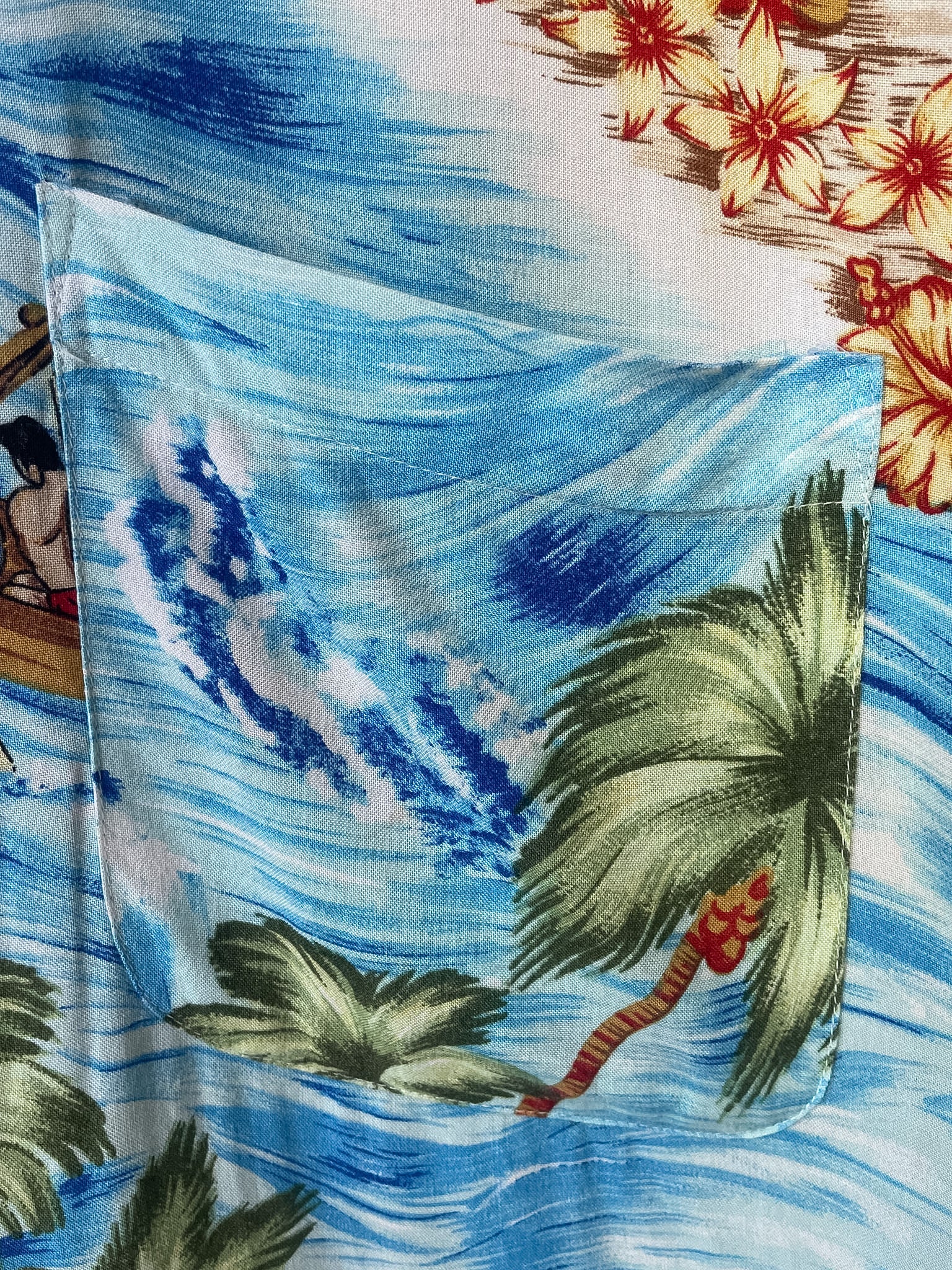 Ocean Current Hawaiian Shirt - Large