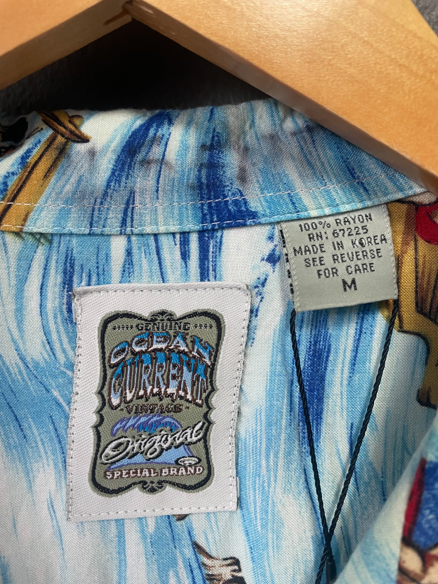 Ocean Current Hawaiian Shirt - Large