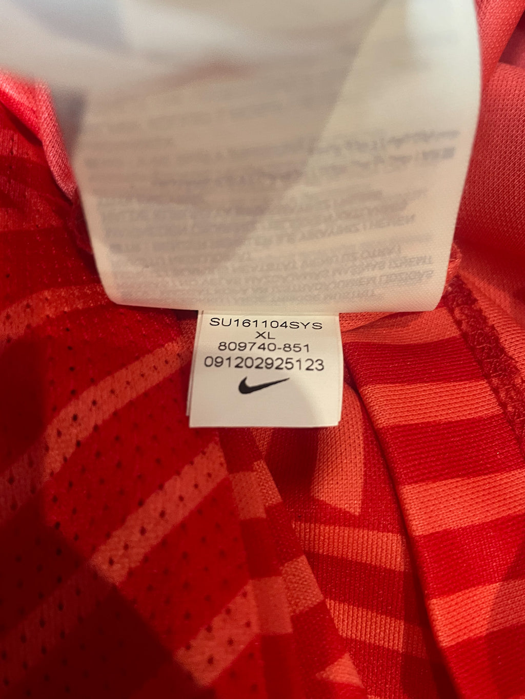 PSG Nike 2016/17 Training Football Jersey - Extra Large