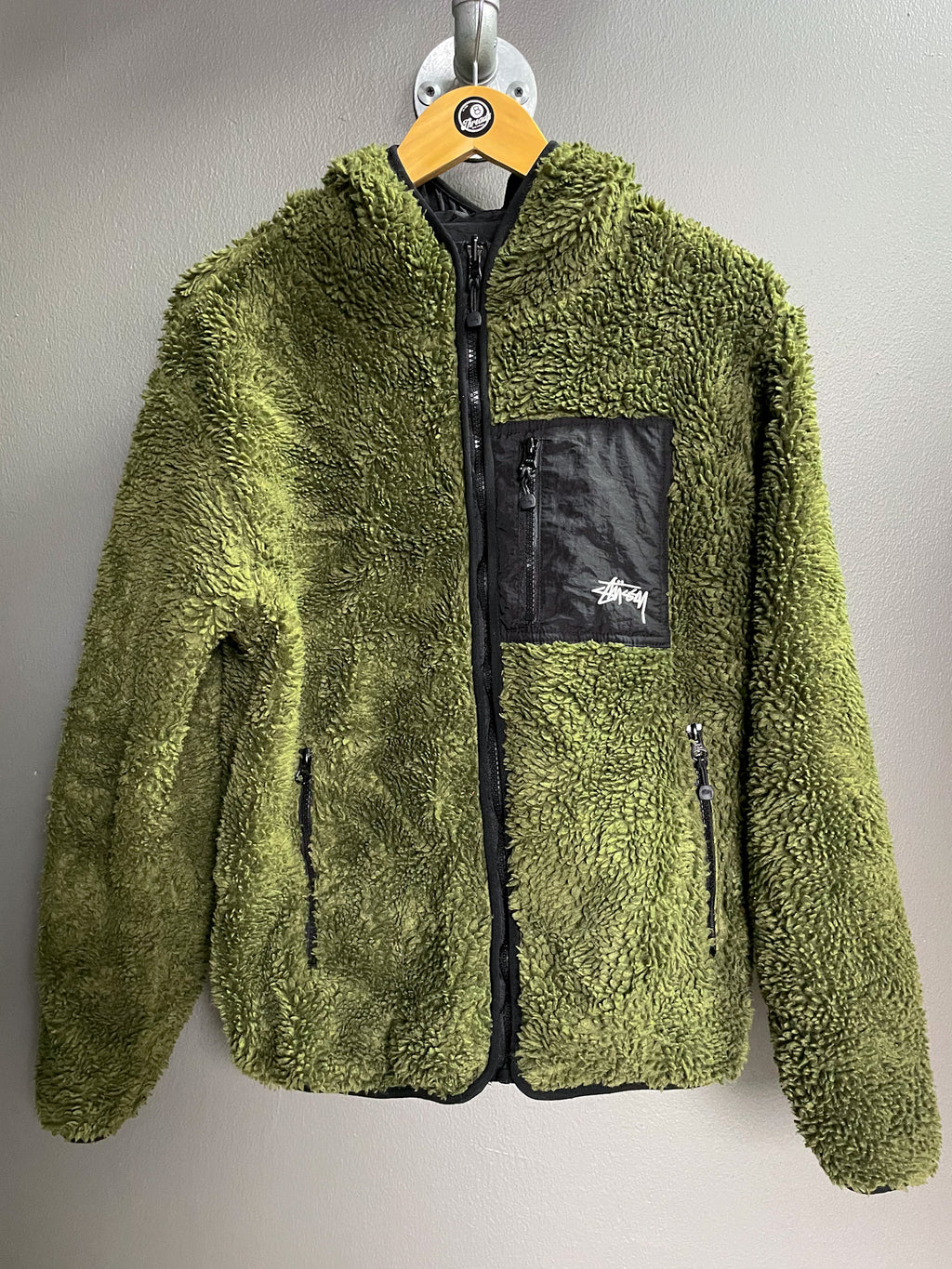 Stussy Reversible Sherpa Jacket - Small