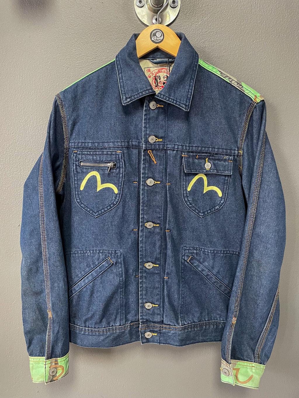 Evisu Denim Camo Jacket - Medium