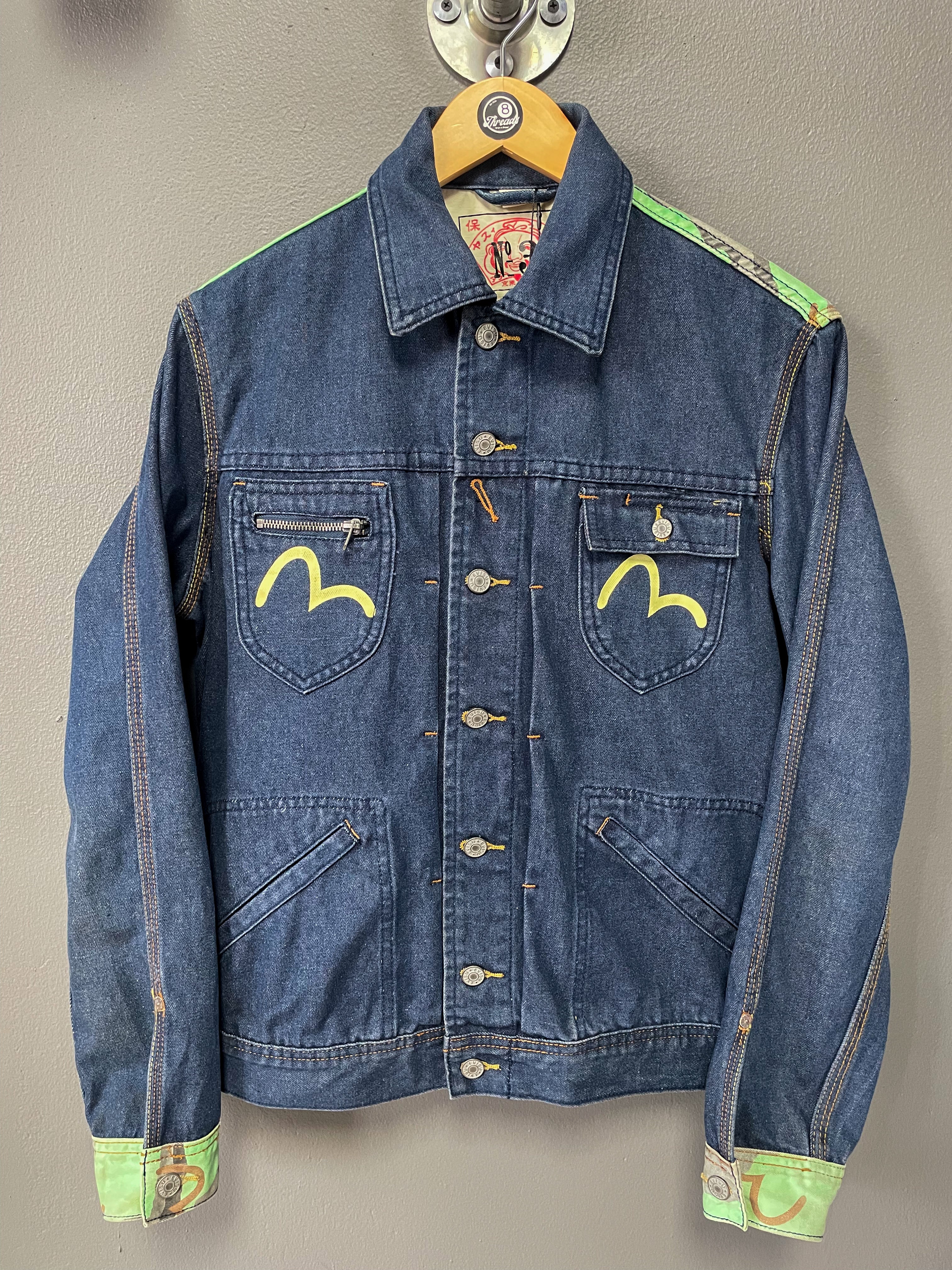 Evisu Denim Camo Jacket - Medium