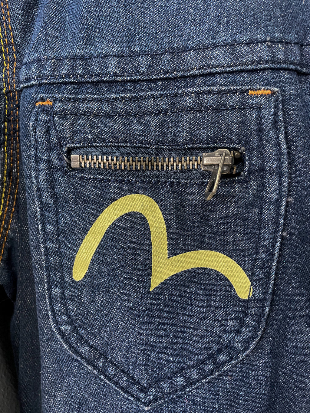 Evisu Denim Camo Jacket - Medium