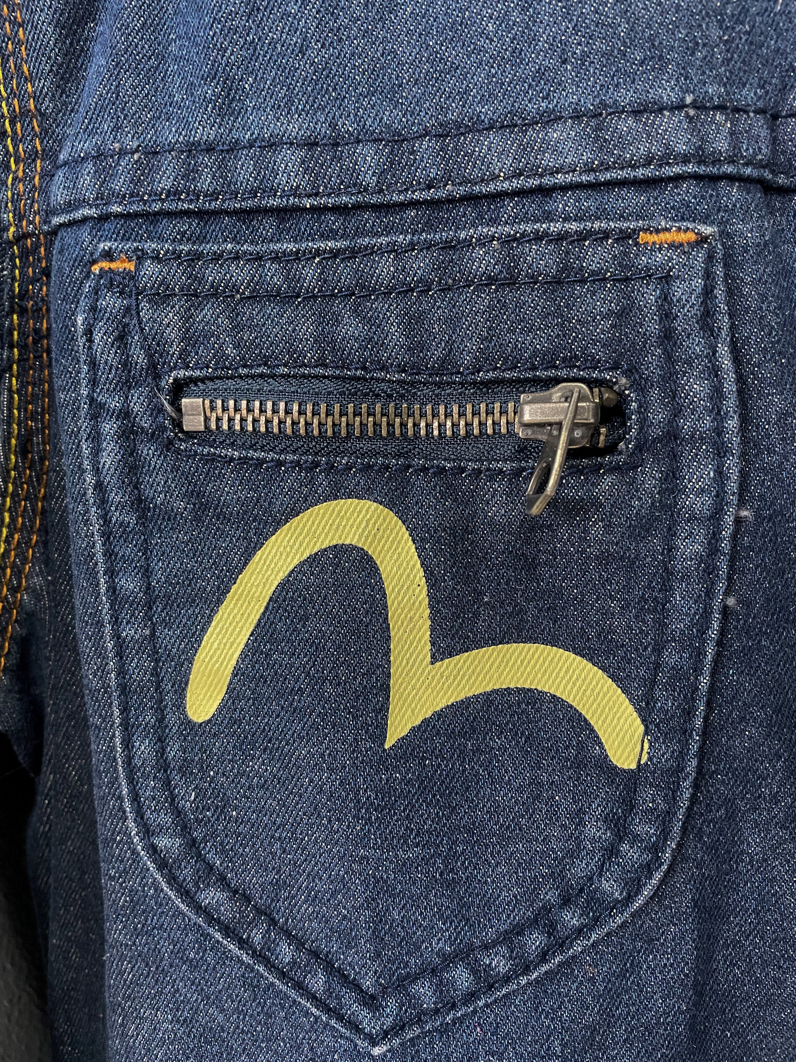 Evisu Denim Camo Jacket - Medium