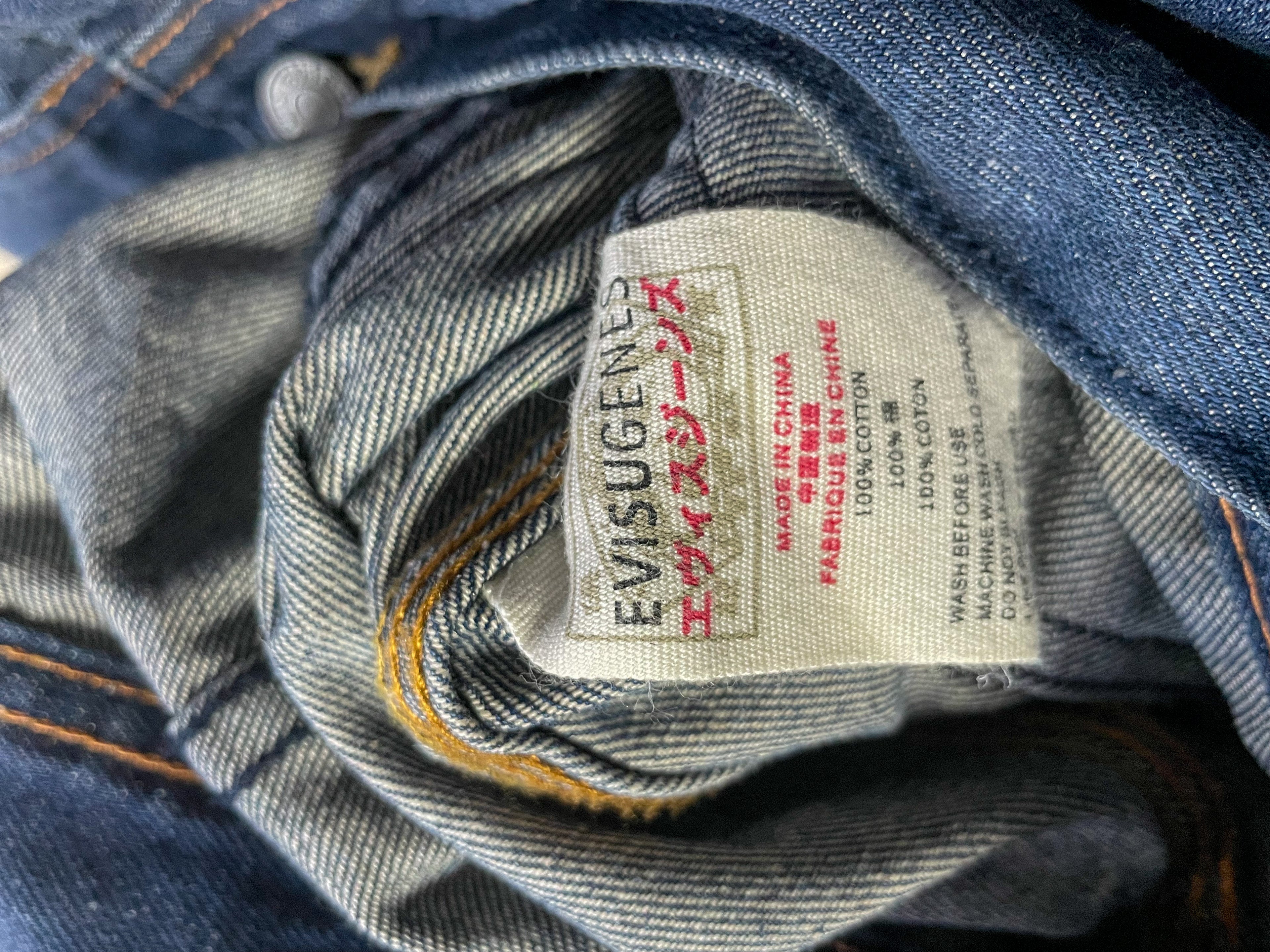 Evisu Denim Camo Jacket - Medium