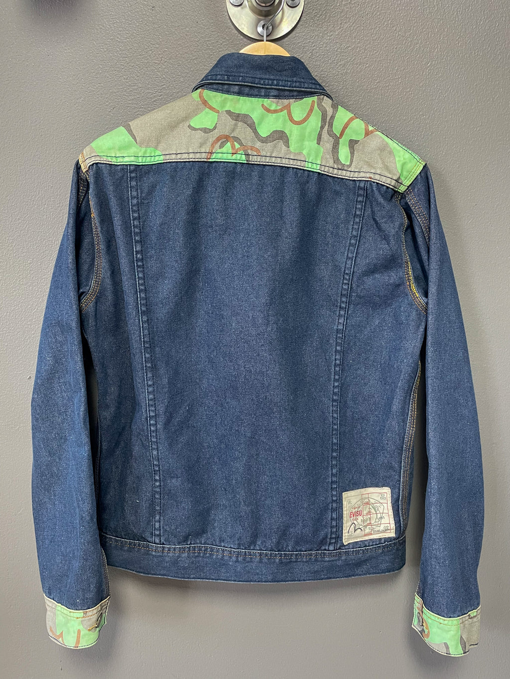 Evisu Denim Camo Jacket - Medium