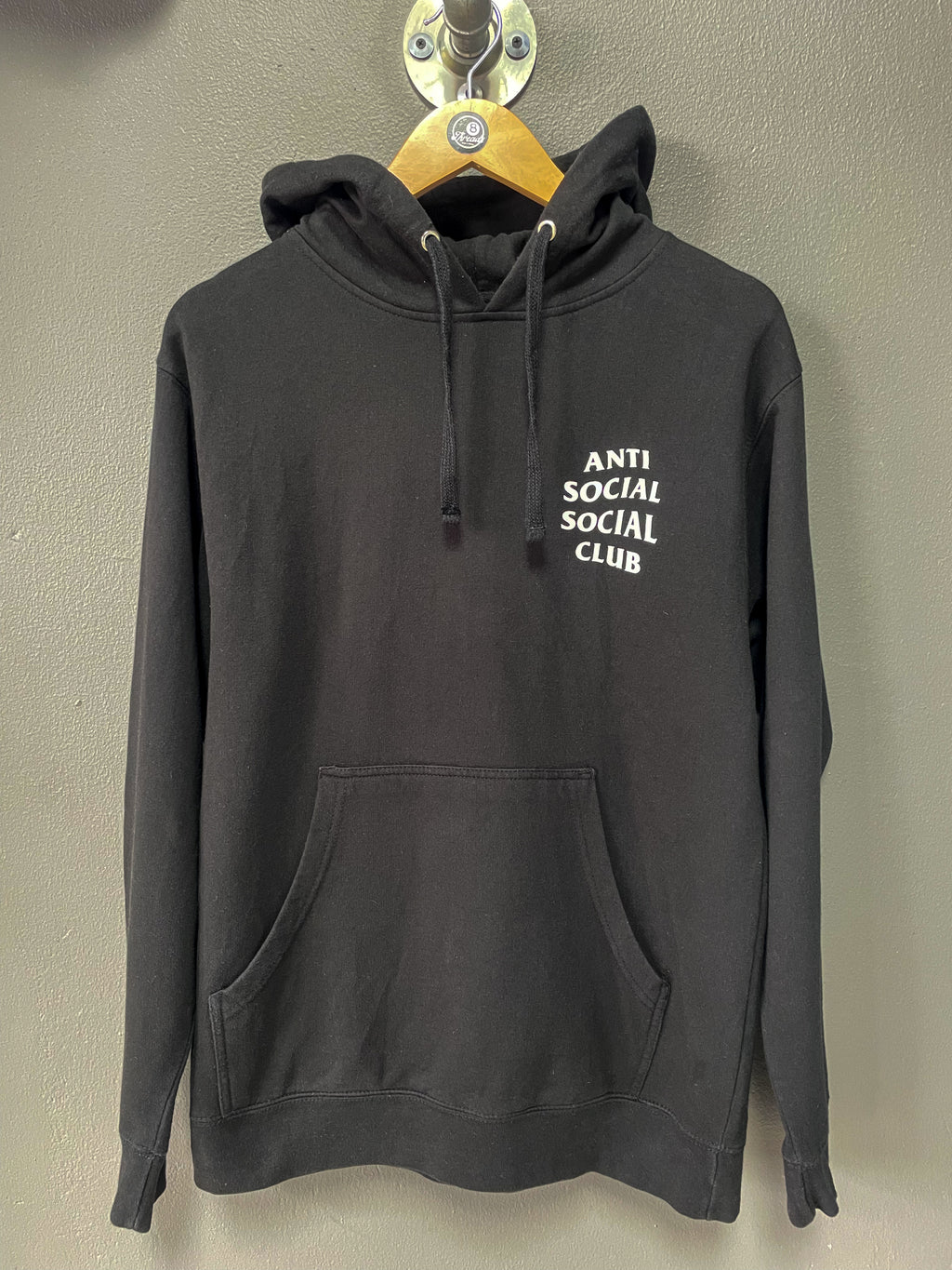 Anti Social Social Club Label Hoodie - Medium