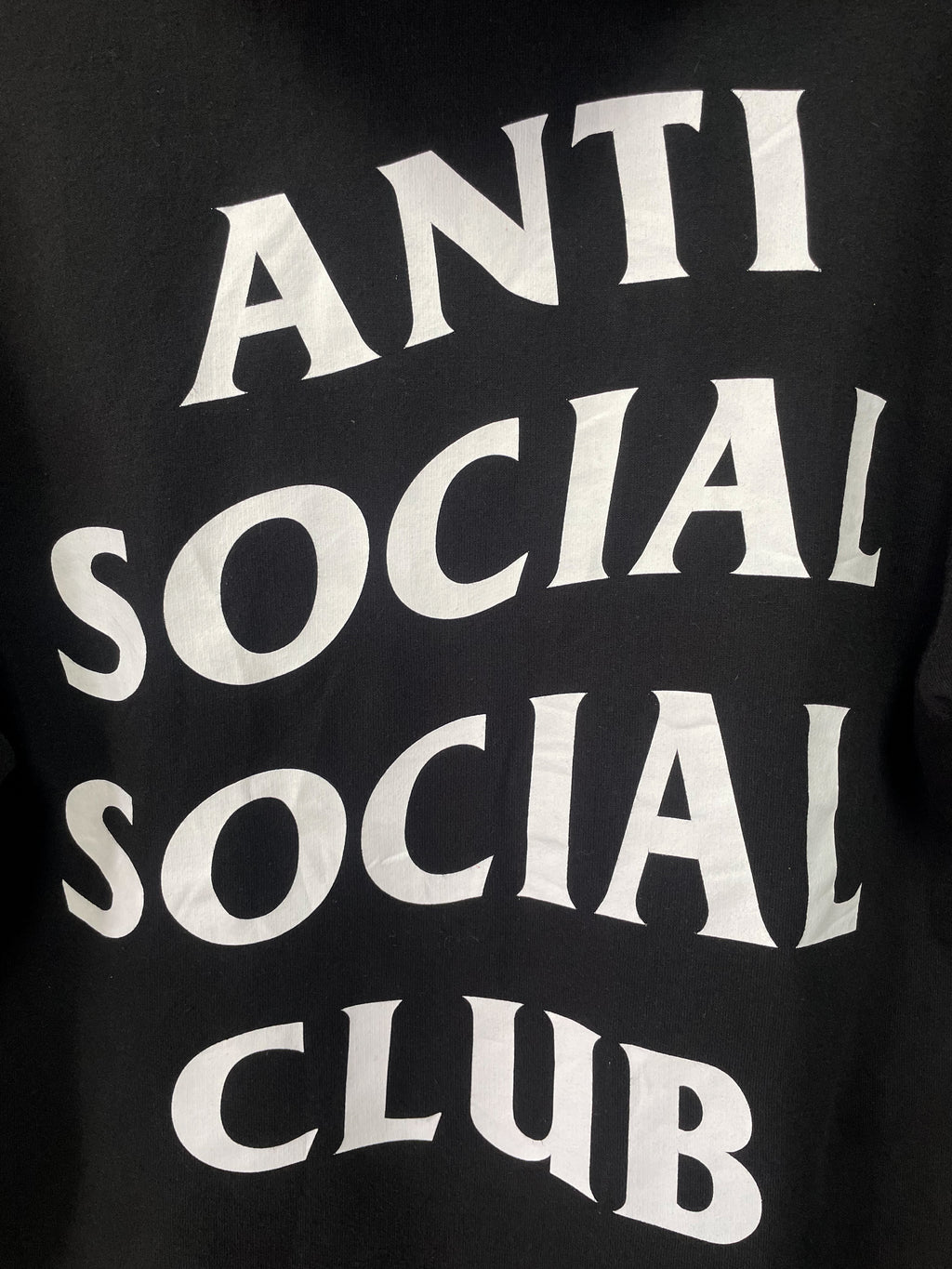 Anti Social Social Club Label Hoodie - Medium
