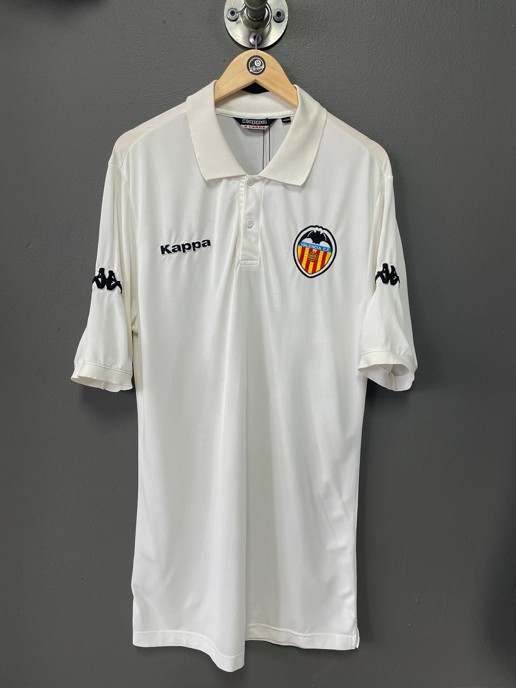 Valencia FC 2009/10 Kappa Football Jersey - Extra Large