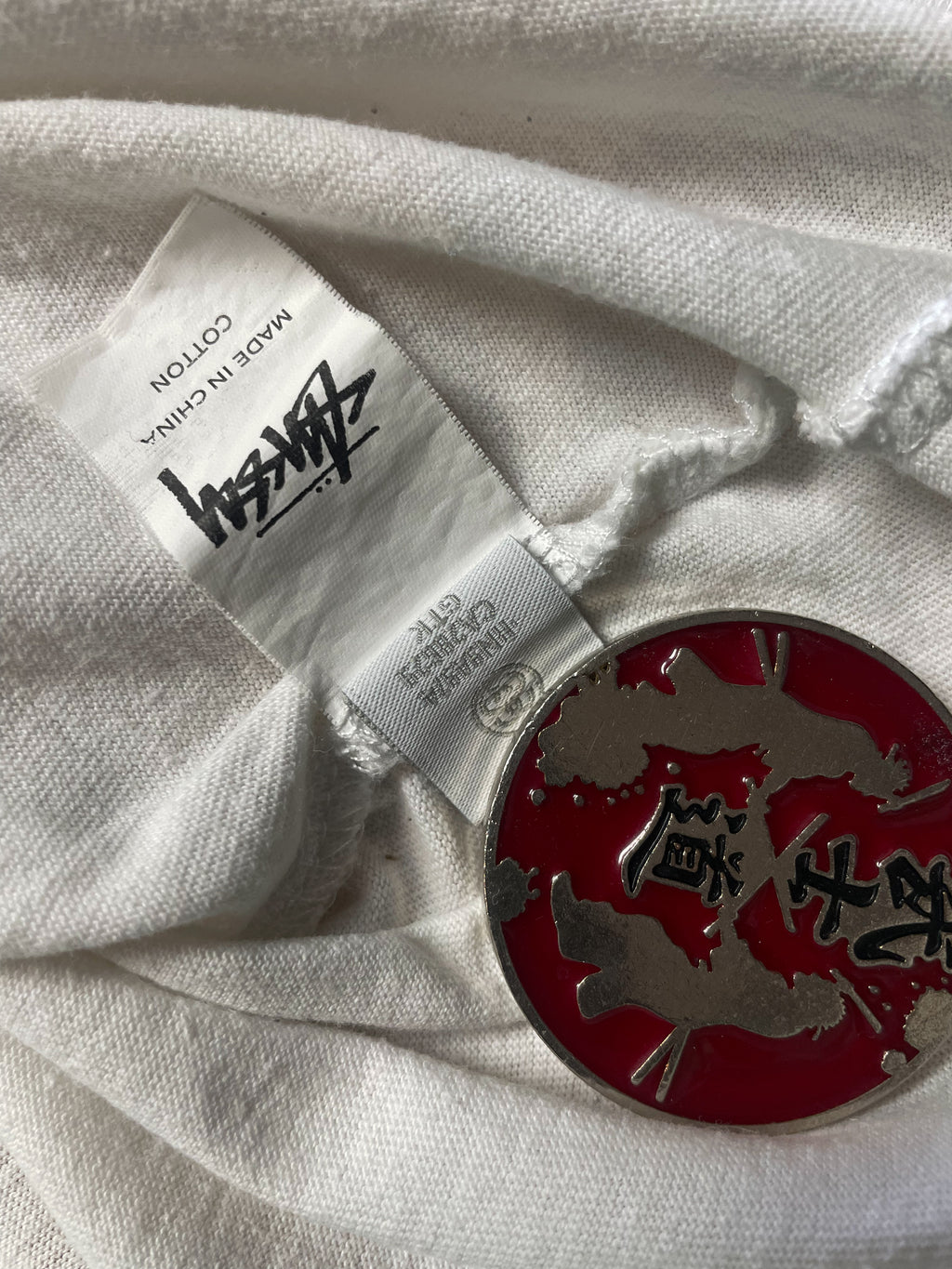 Stussy Centre Logo Tee - Extra Large