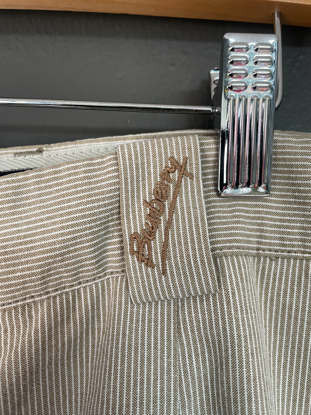 Burberry Stripe Pants - 34 (Large)