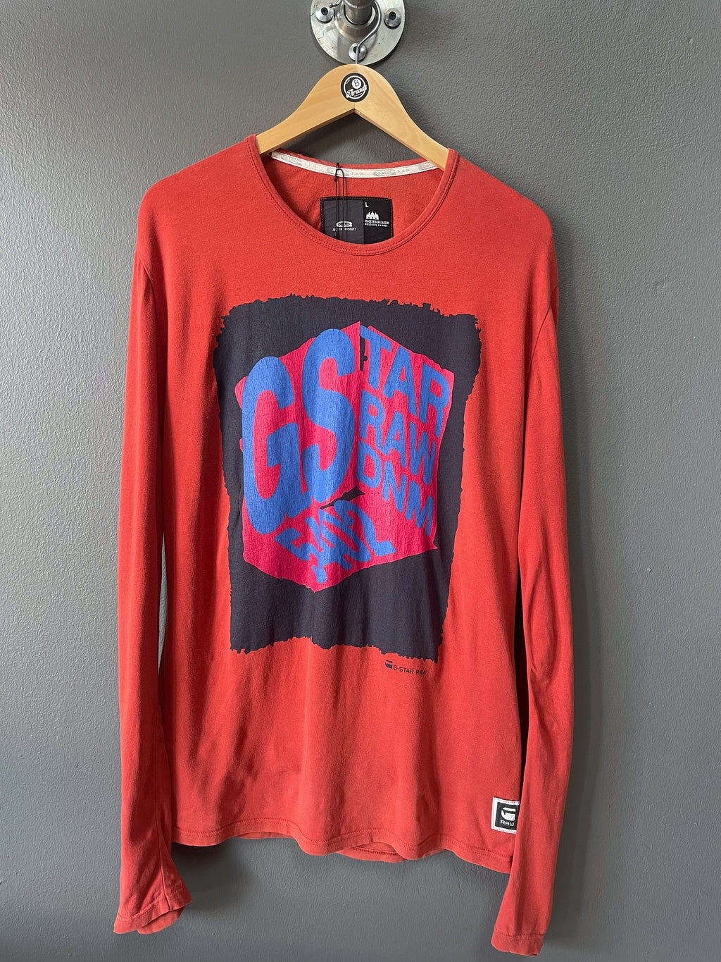G-Star Raw 5402 L/S Tee - Large