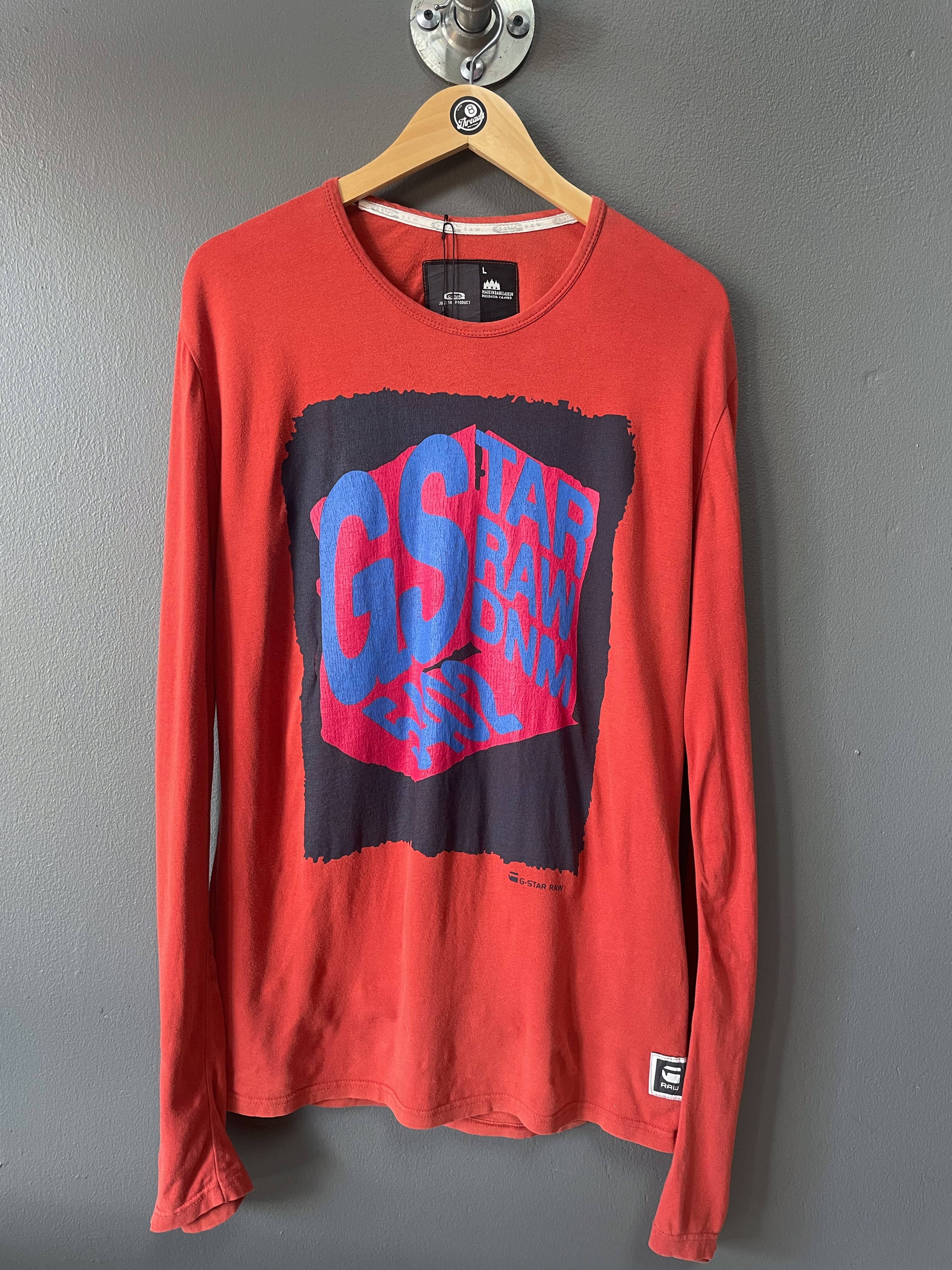 G-Star Raw 5402 L/S Tee - Large