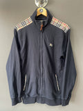 Burberry Shoulder Patch Zip Sweater - Large