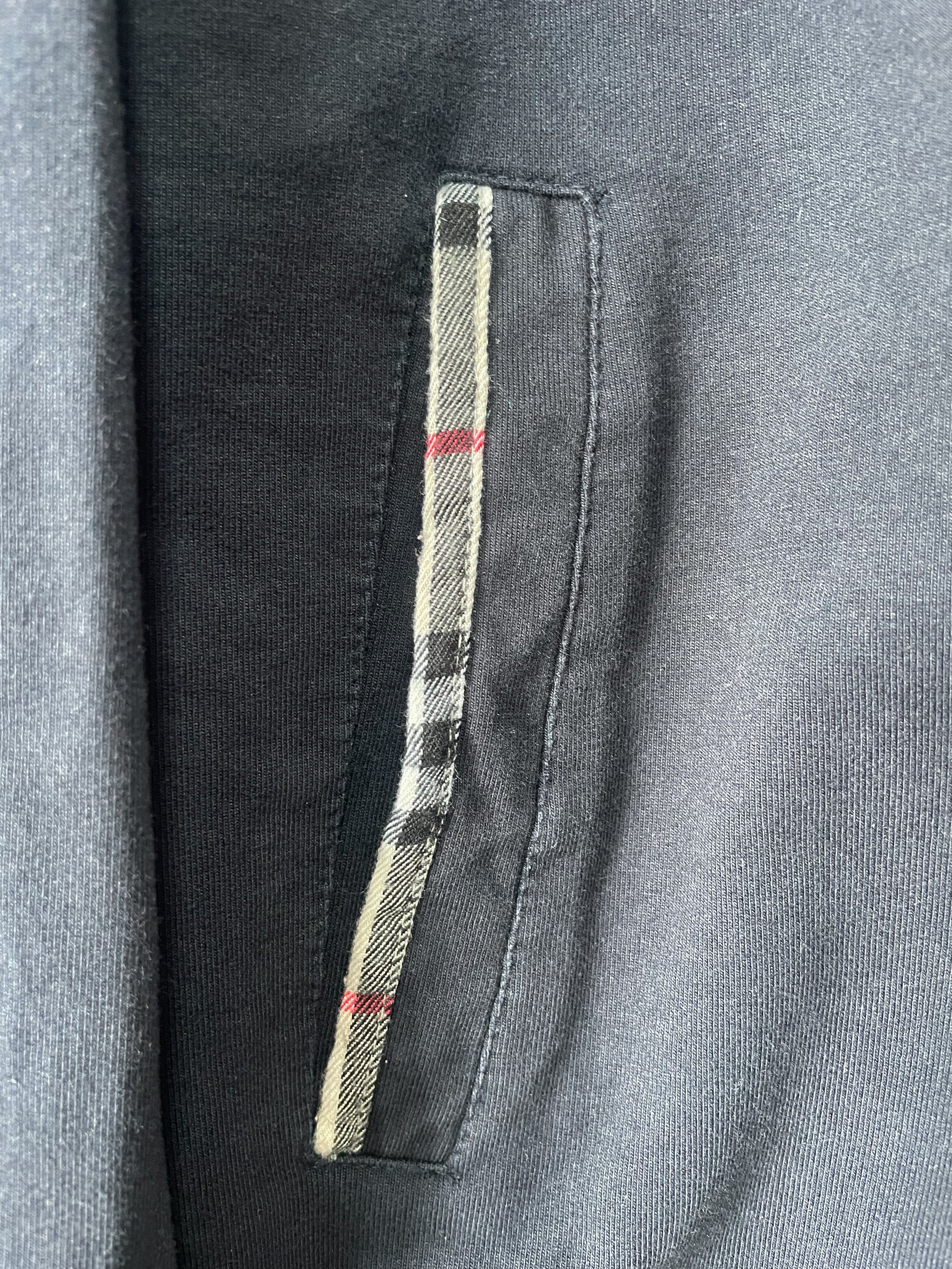 Burberry Shoulder Patch Zip Sweater - Large