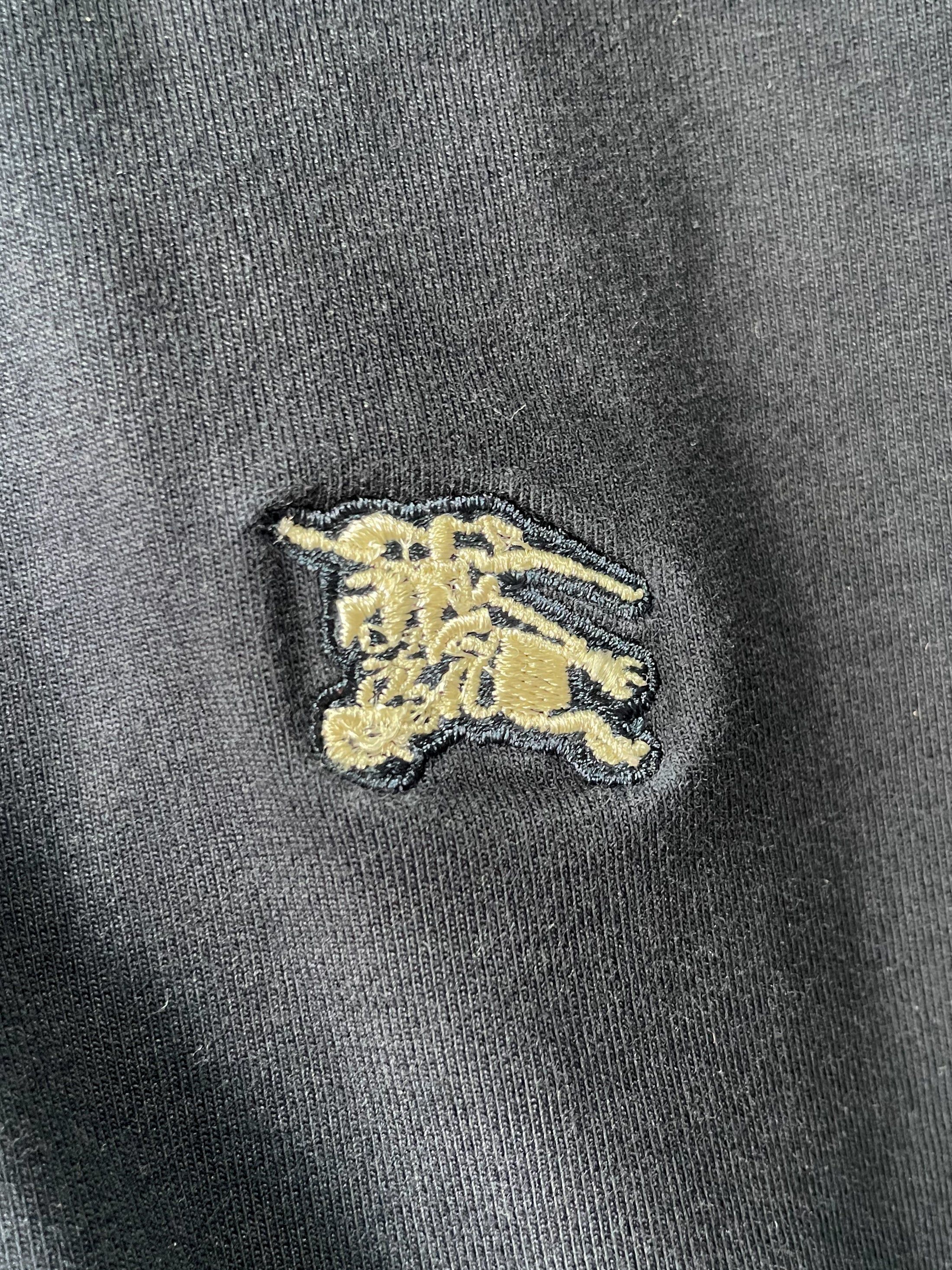 Burberry Shoulder Patch Zip Sweater - Large