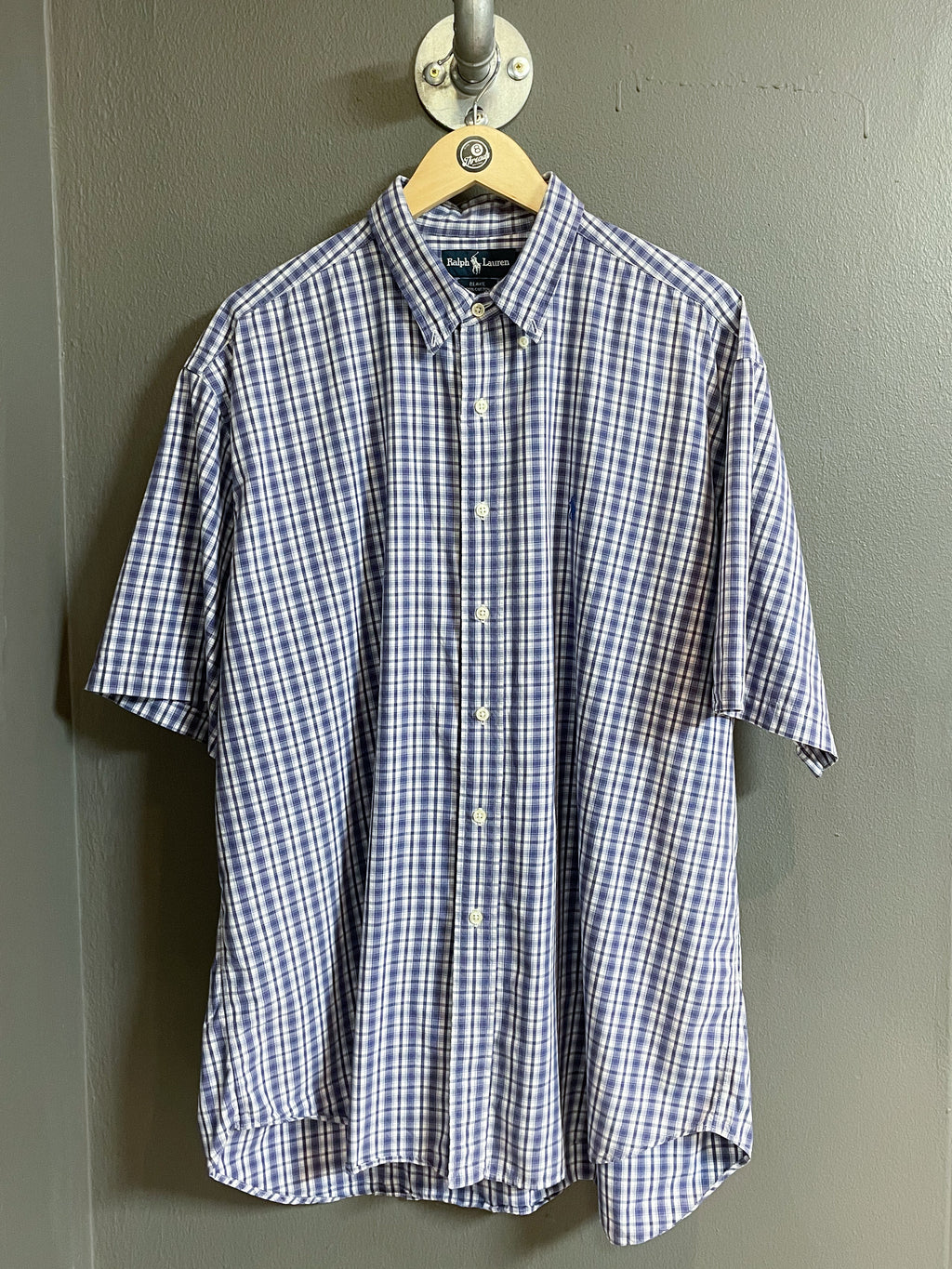 Polo Ralph Lauren Plaid  Blake Cotton S/S Shirt - Extra Large