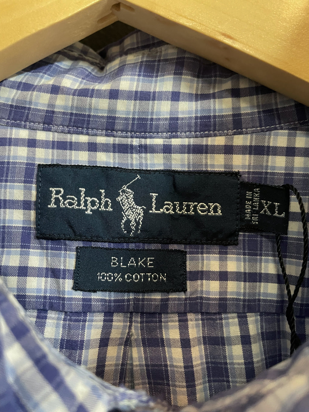 Polo Ralph Lauren Plaid  Blake Cotton S/S Shirt - Extra Large