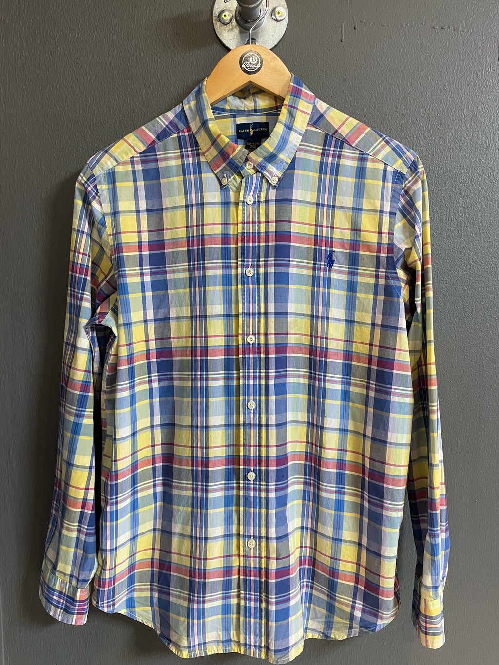 Polo Ralph Lauren Checked Cotton L/S Shirt - Small