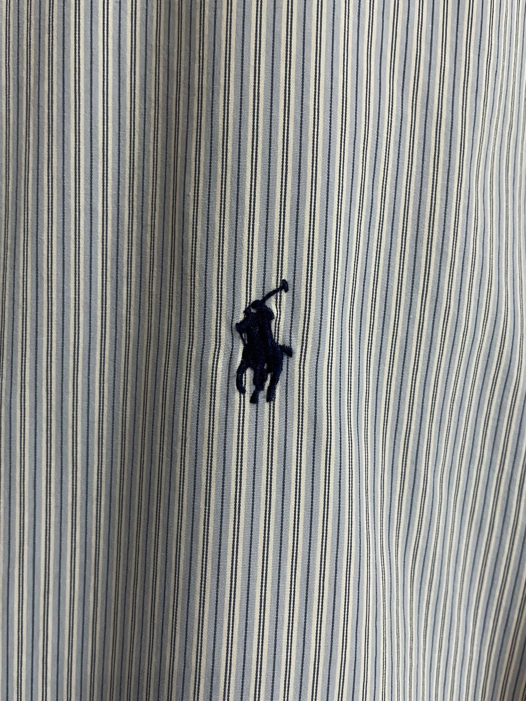 Polo Ralph Lauren Stripe Small Pony Cotton S/S Shirt - Large