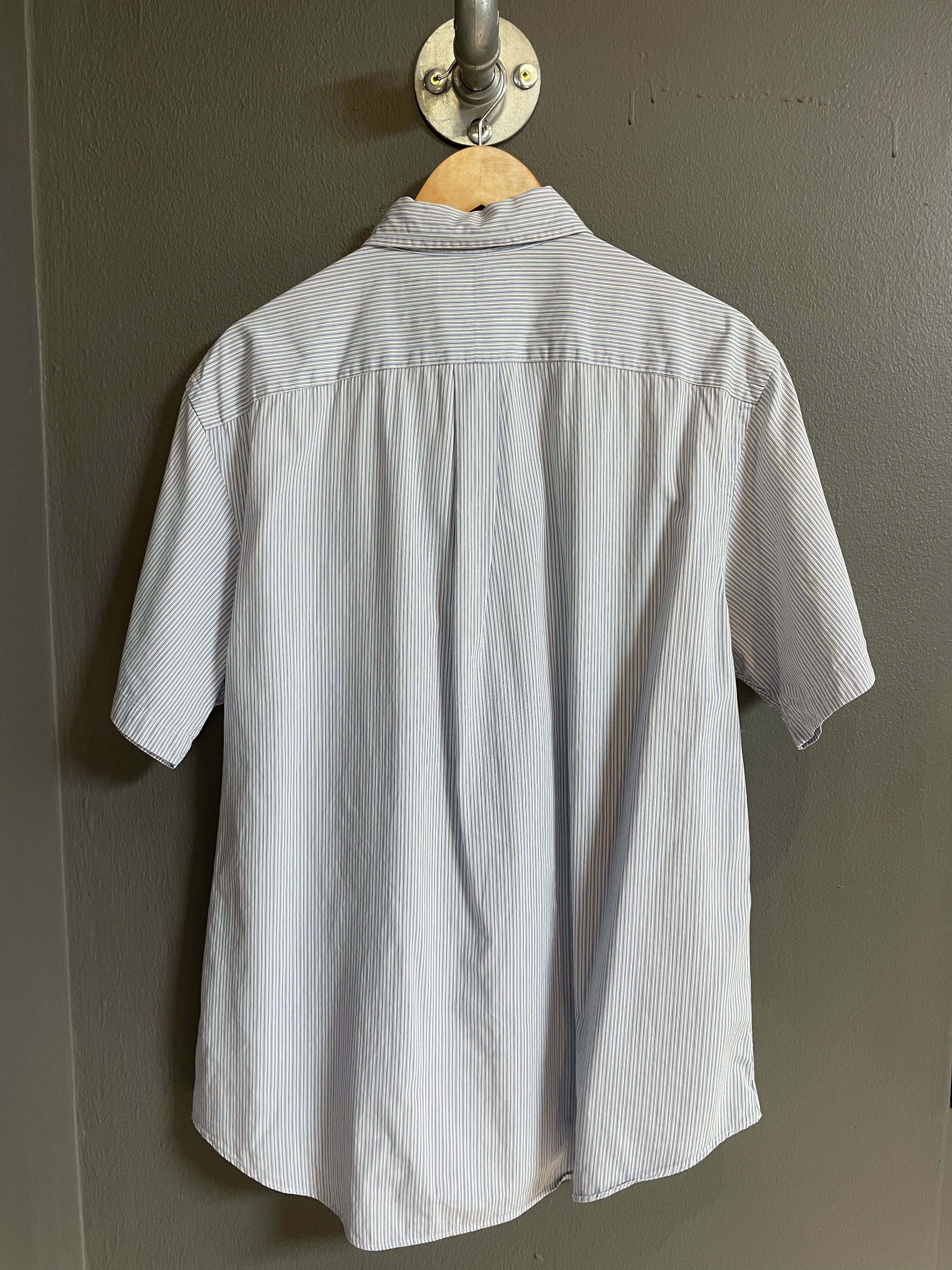 Polo Ralph Lauren Stripe Small Pony Cotton S/S Shirt - Large