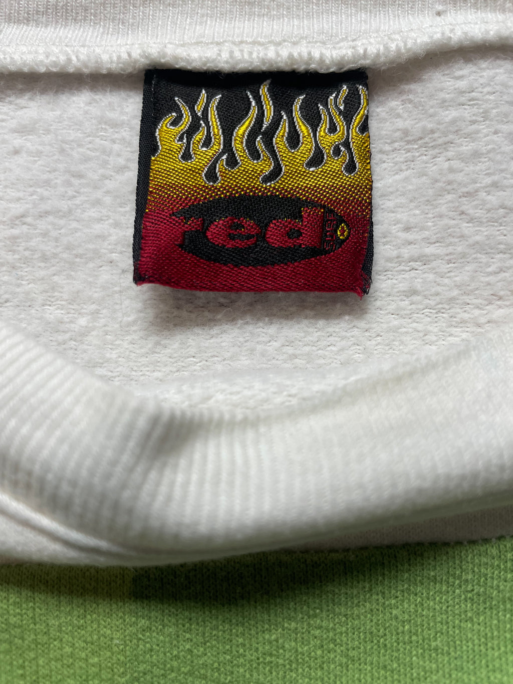 Retro Y2K Red Sweater - Large