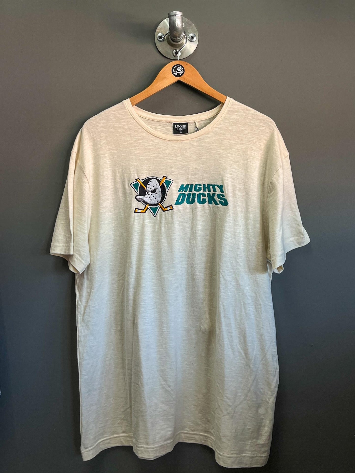 Mighty Ducks Embroidered Locker Line Hockey T-shirt