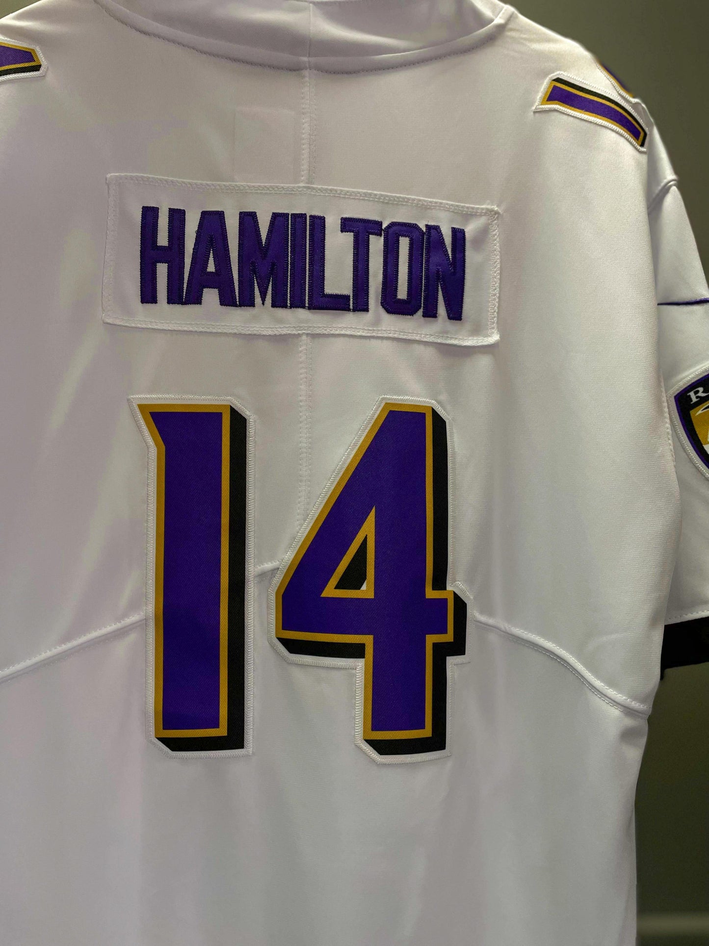 Baltimore Ravens "Hamilton 14" Nike NFL Jersey