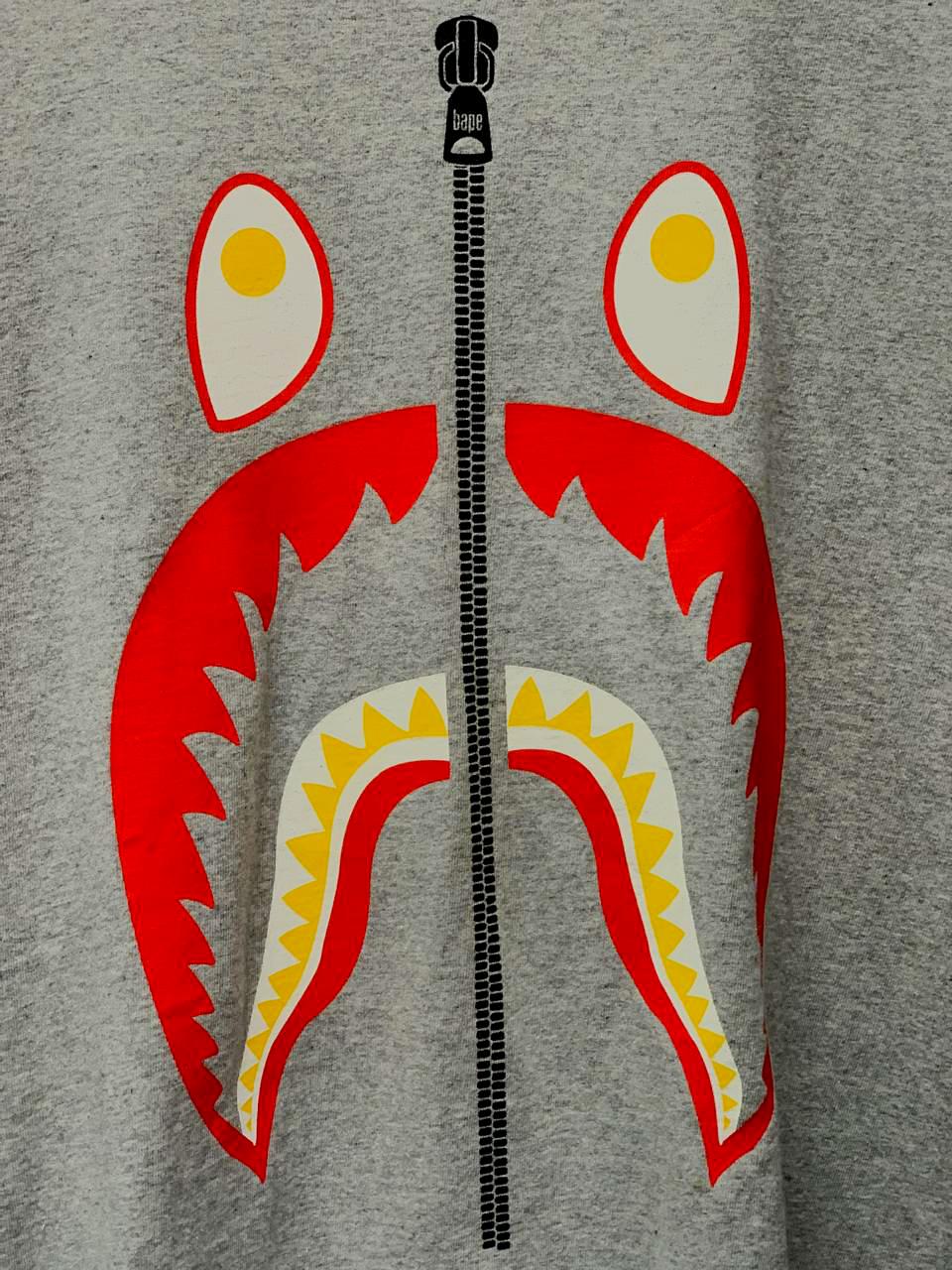 BAPE WGM Camo Shark Tee - Large