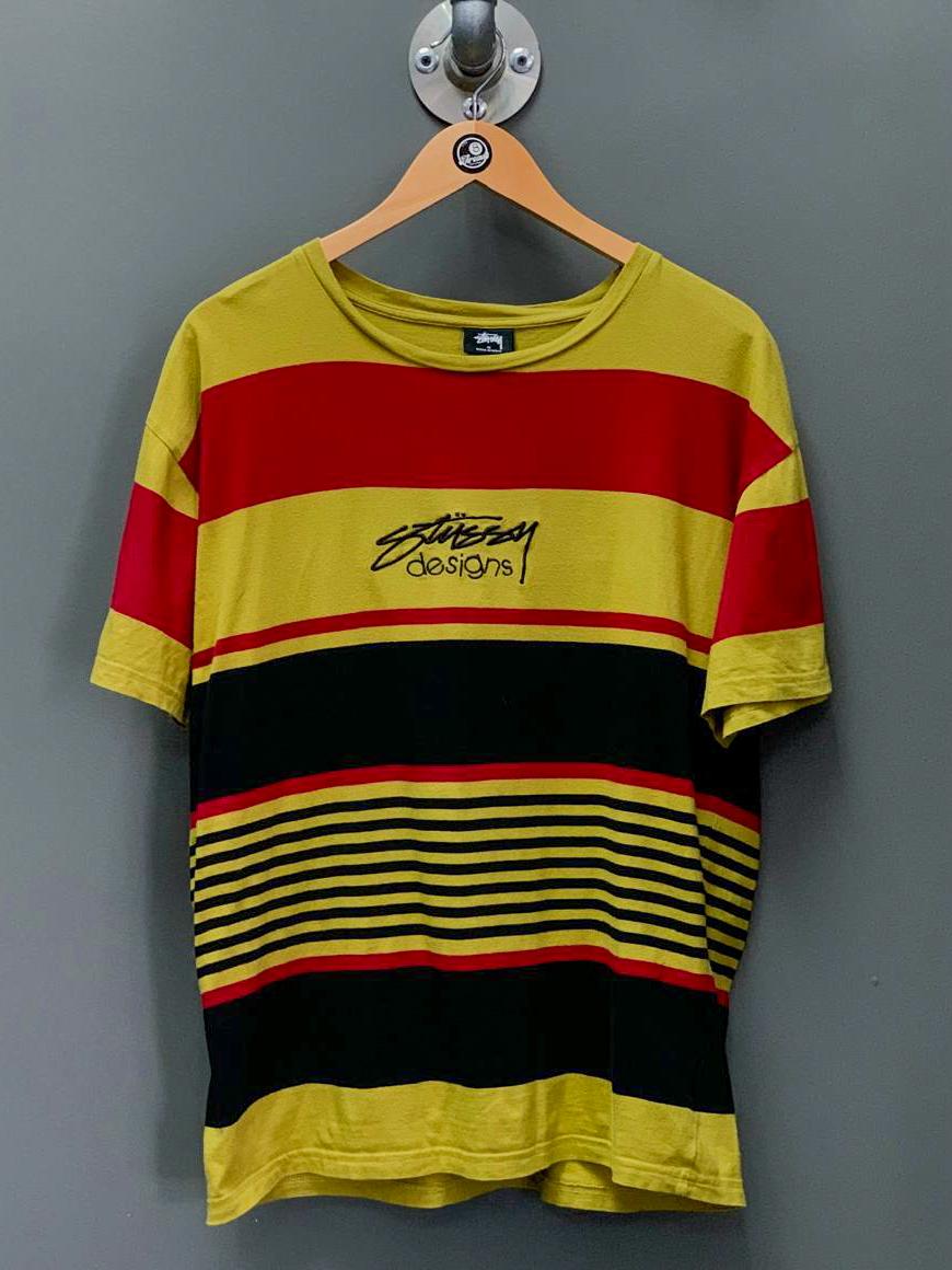 Stüssy Designs Stripe Tee - Medium