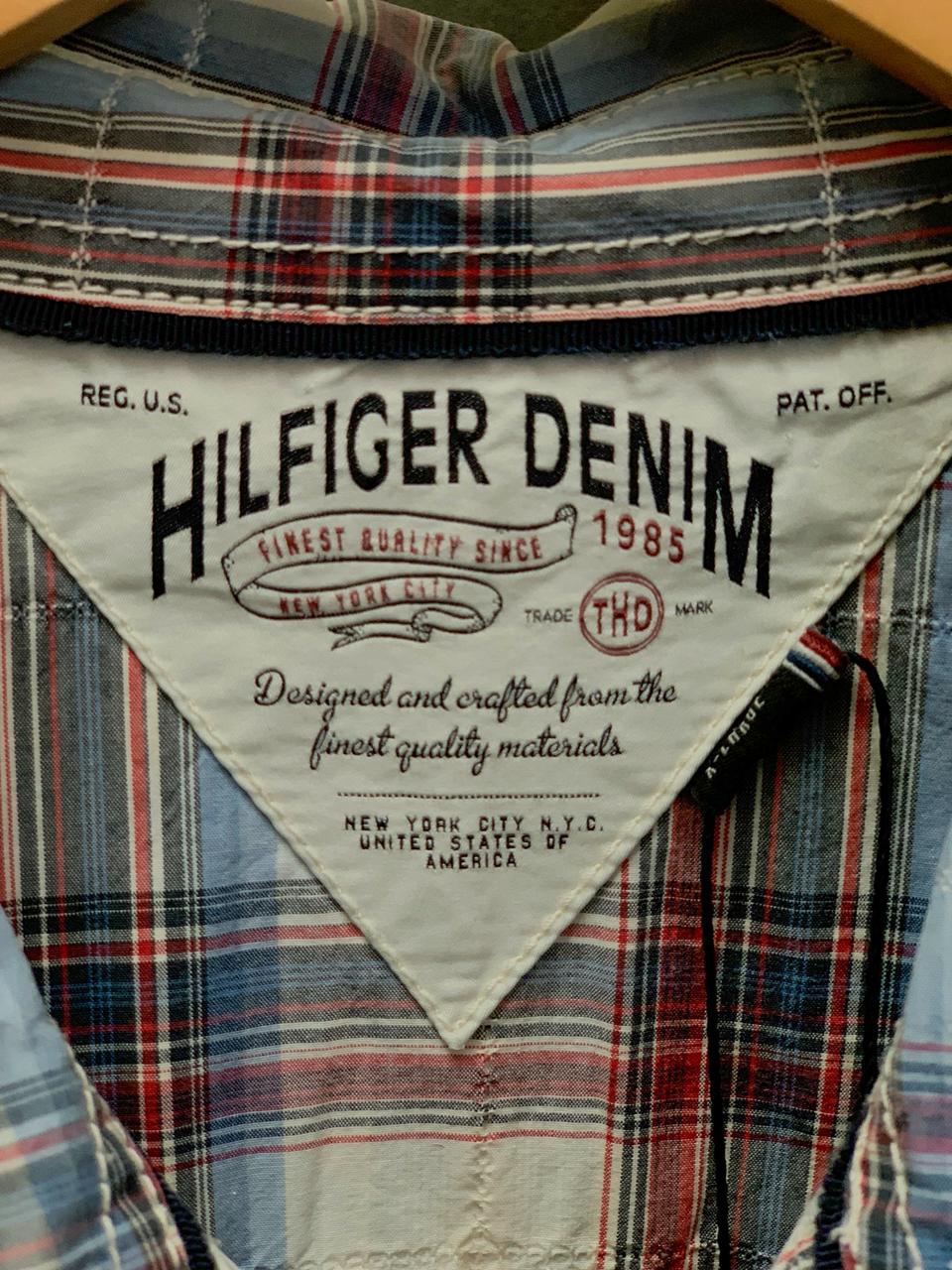 Tommy Hilfiger Plaid Check Shirt - Large